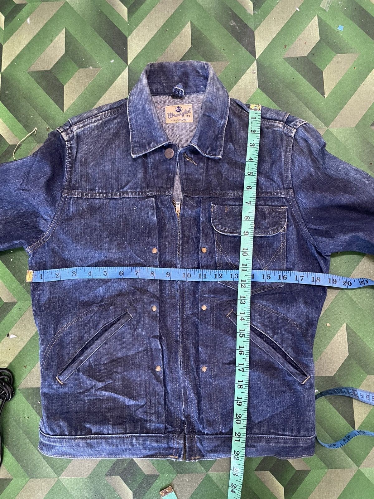 Wrangler Vintage 70-80s Wrangler Tipe one Single Pocket Size US S / EU 44-46 / 1 - 12 Thumbnail