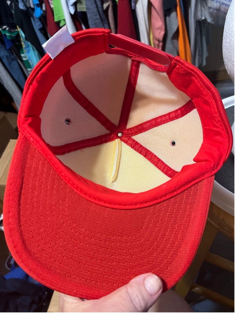 Patrick Mohr Vintage Mohr's Pierson Farms Trucker Hat One Size Red White Size ONE SIZE - 5 Thumbnail