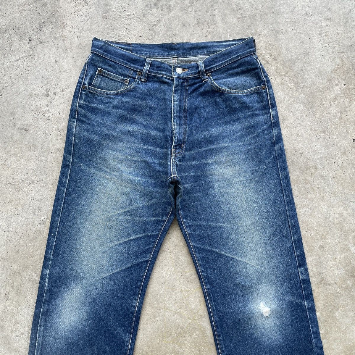Japanese Brand W32💥 Vintage Japanese Brand Jeans Faded Denim Pants Size US 32 / EU 48 - 3 Thumbnail