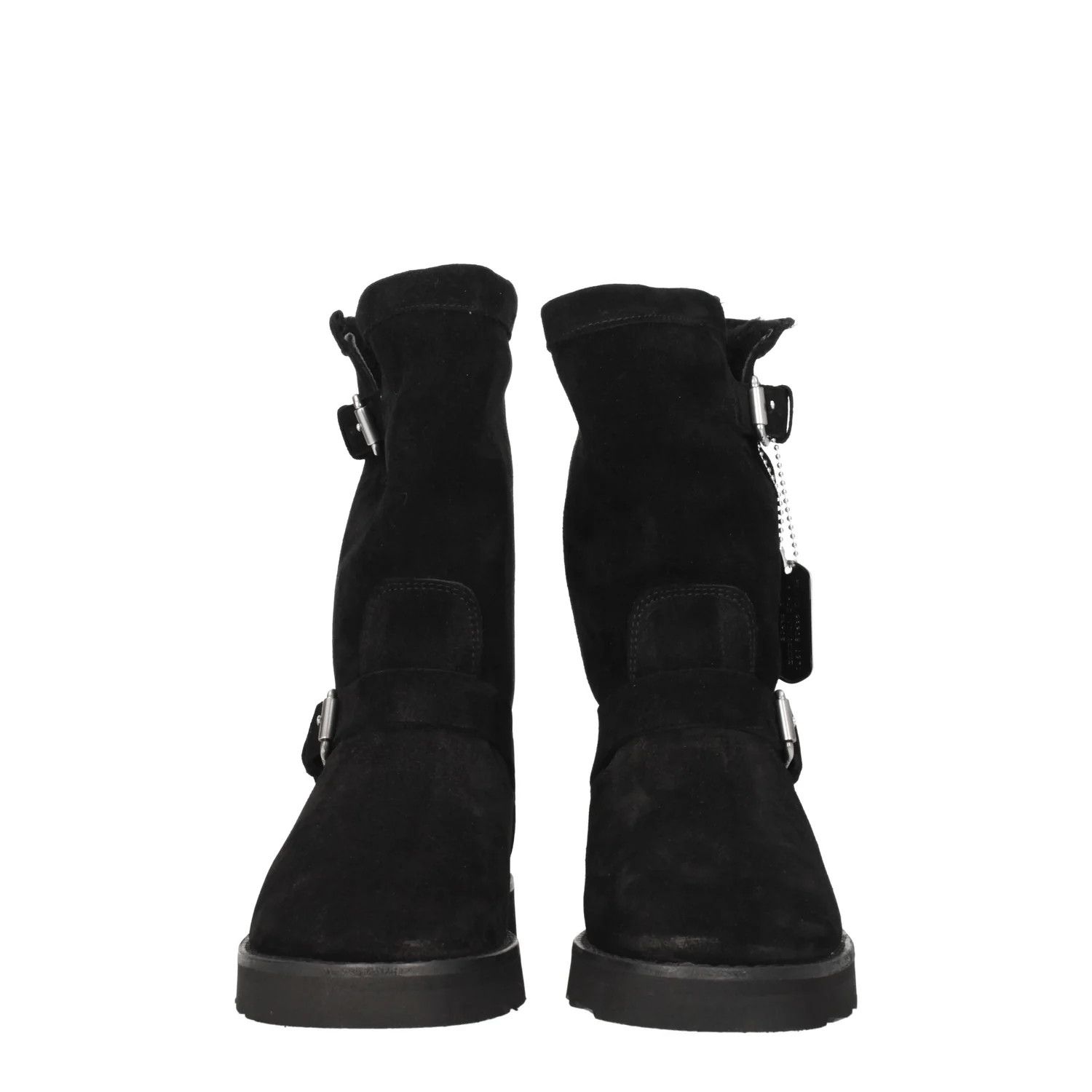 Kenzo ob1o1e1124 Suede Ankle Boots in Black Size US 6 / IT 36 - 3 Thumbnail
