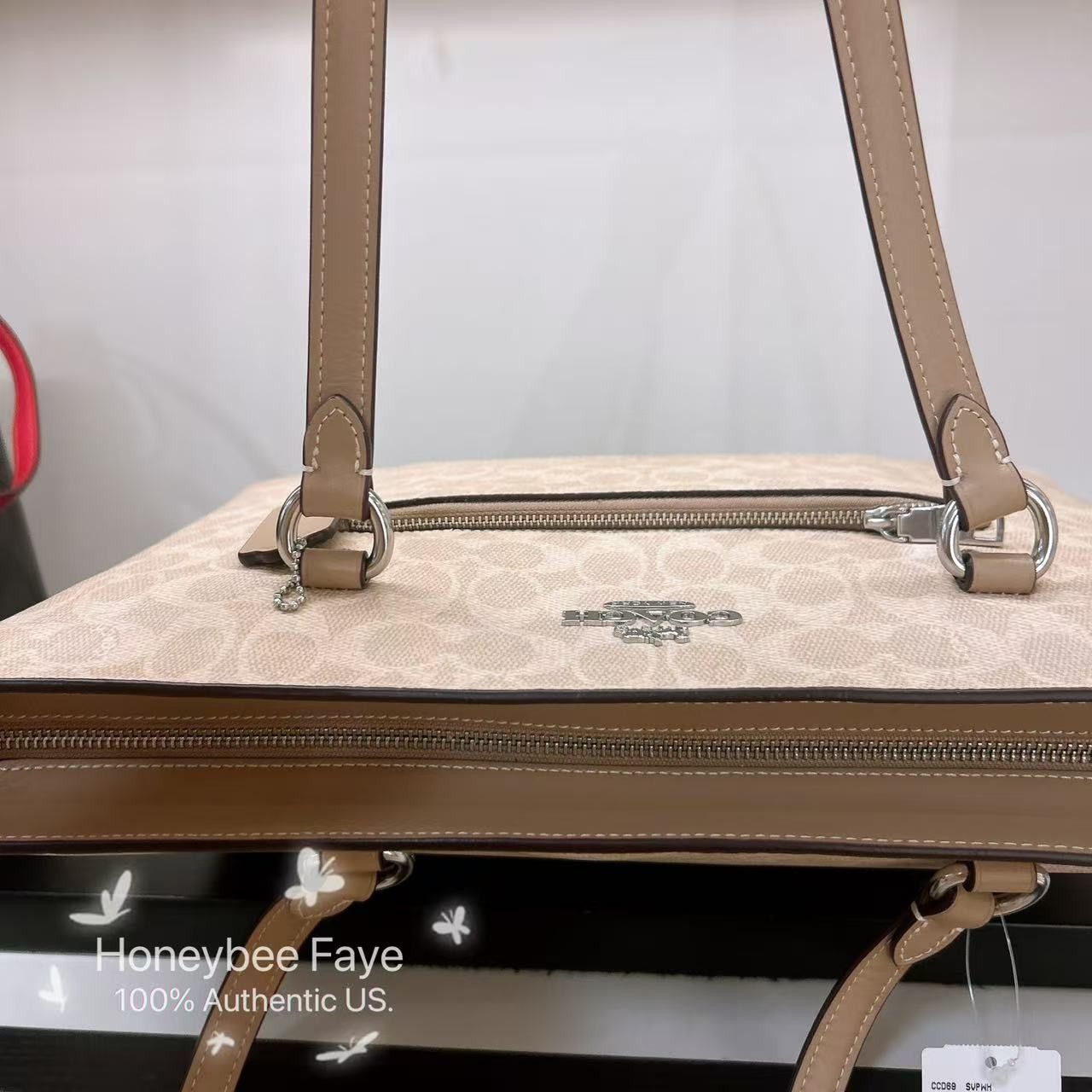 Coach Station Tote Bag In Signature Canvas CCD69 Size ONE SIZE - 6 Thumbnail