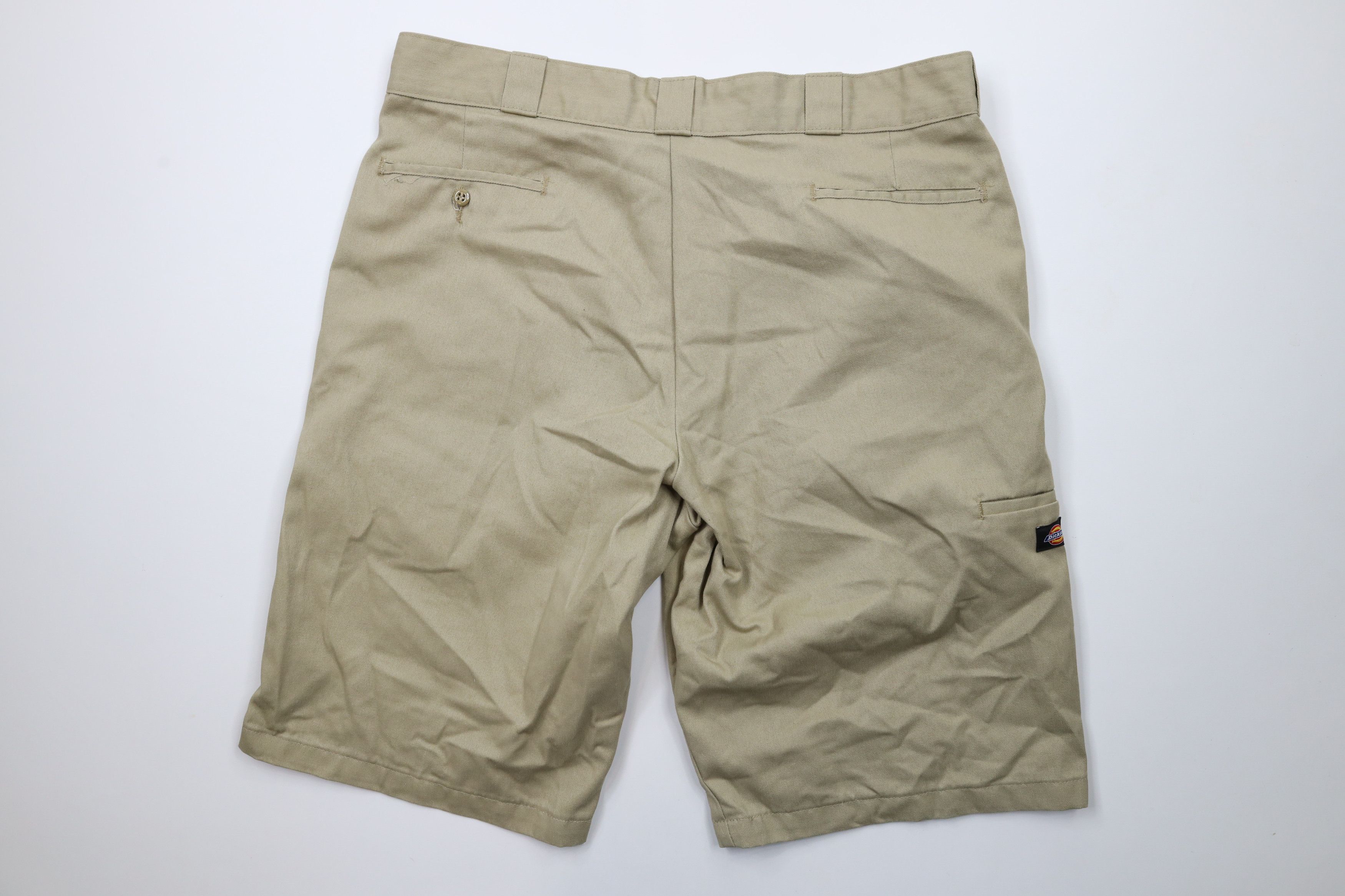 Dickies × Vintage Vintage Dickies Spell Out Workwear Mechanic Shorts Beige Size US 40 / EU 56 - 10 Thumbnail