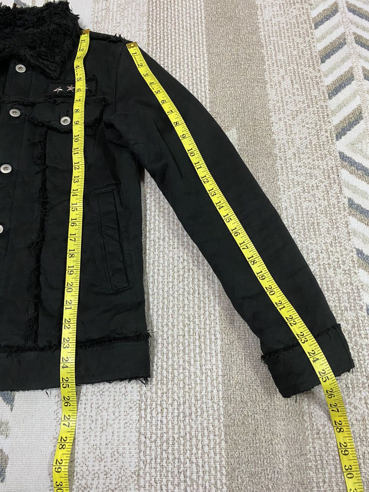 If Six Was Nine × Japanese Brand × Le Grande Bleu (L.G.B.) Japanese Brand Rupert Furry Denim Jacket Size US L / EU 52-54 / 3 - 15 Thumbnail