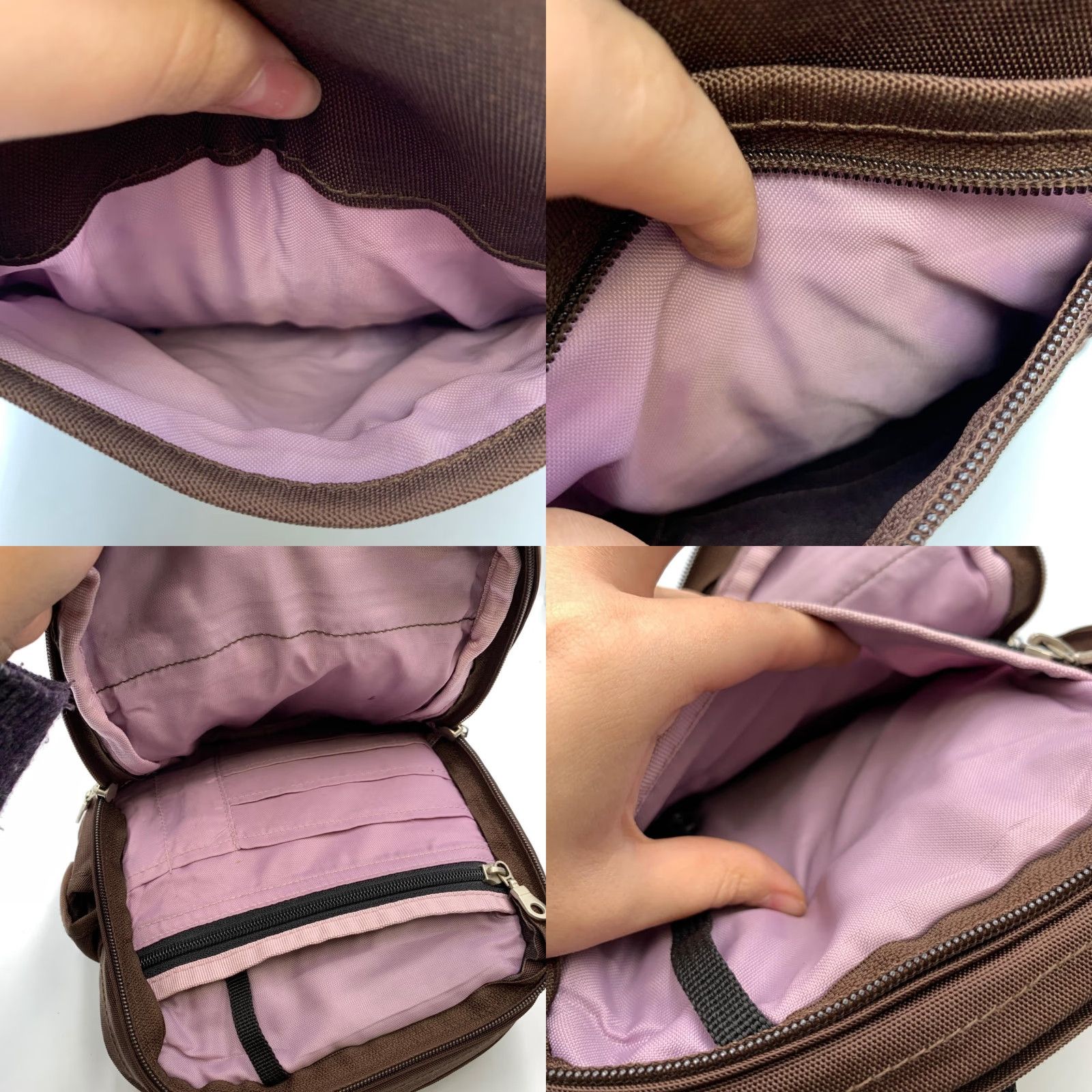 Eddie Bauer Eddie Bauer Travel Bag Brown Nylon Adjustable Crossbody Straps Mini Weekend Bag Unisex Adults 100% Nylon Travel Bag Brown Size ONE SIZE - 8 Thumbnail