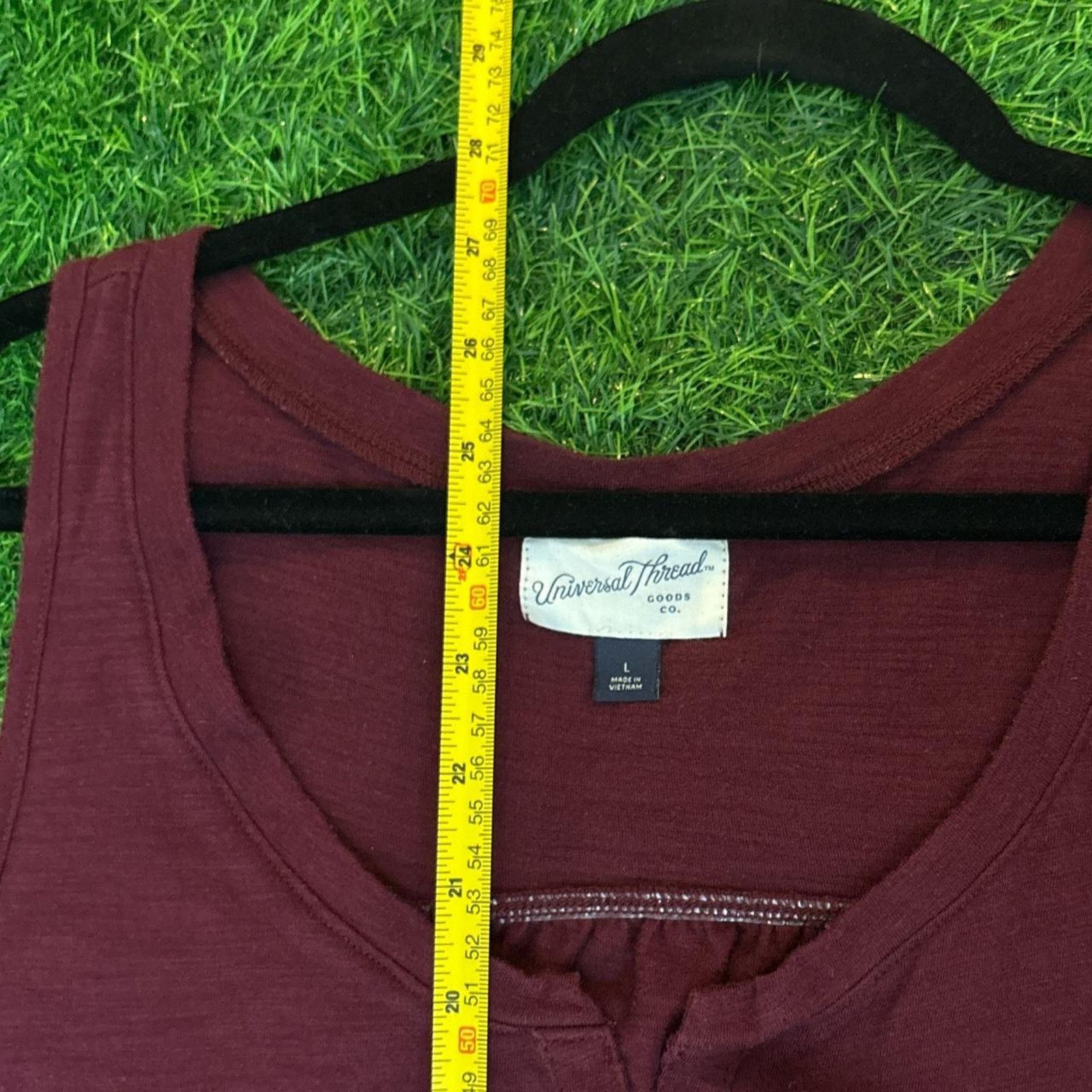 Other Women's Maroon Universal Thread Tank Top Size L / US 10 / IT 46 - 5 Thumbnail
