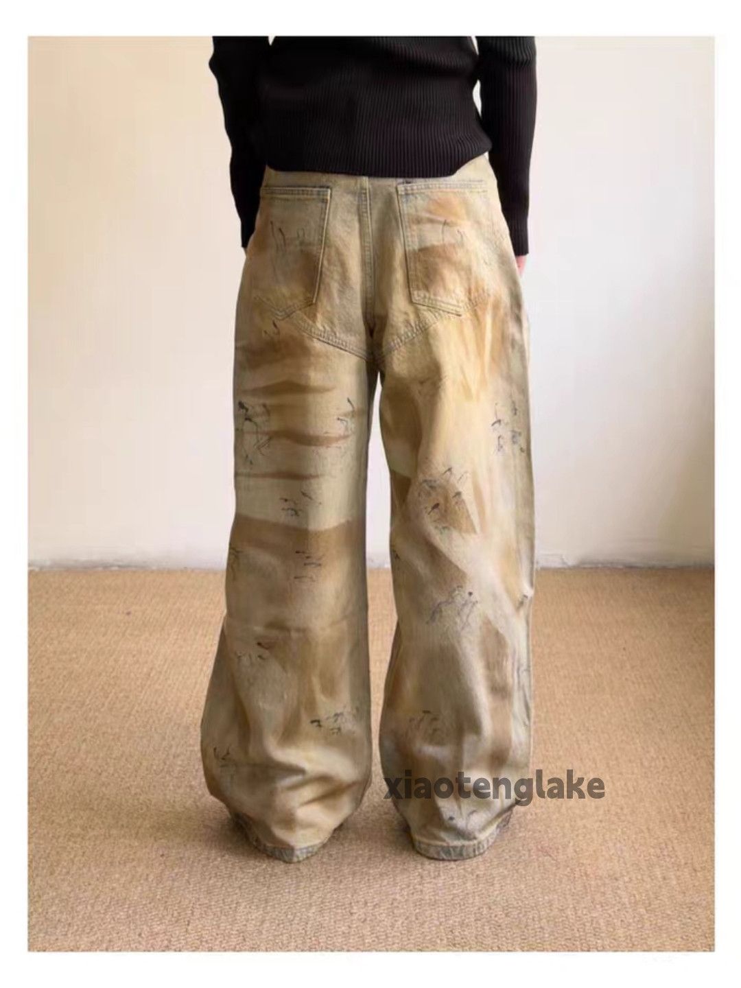 Jean ltx vintage washed faded punk grunge bootcut hiphop jeans Size US 30 / EU 46 - 3 Thumbnail