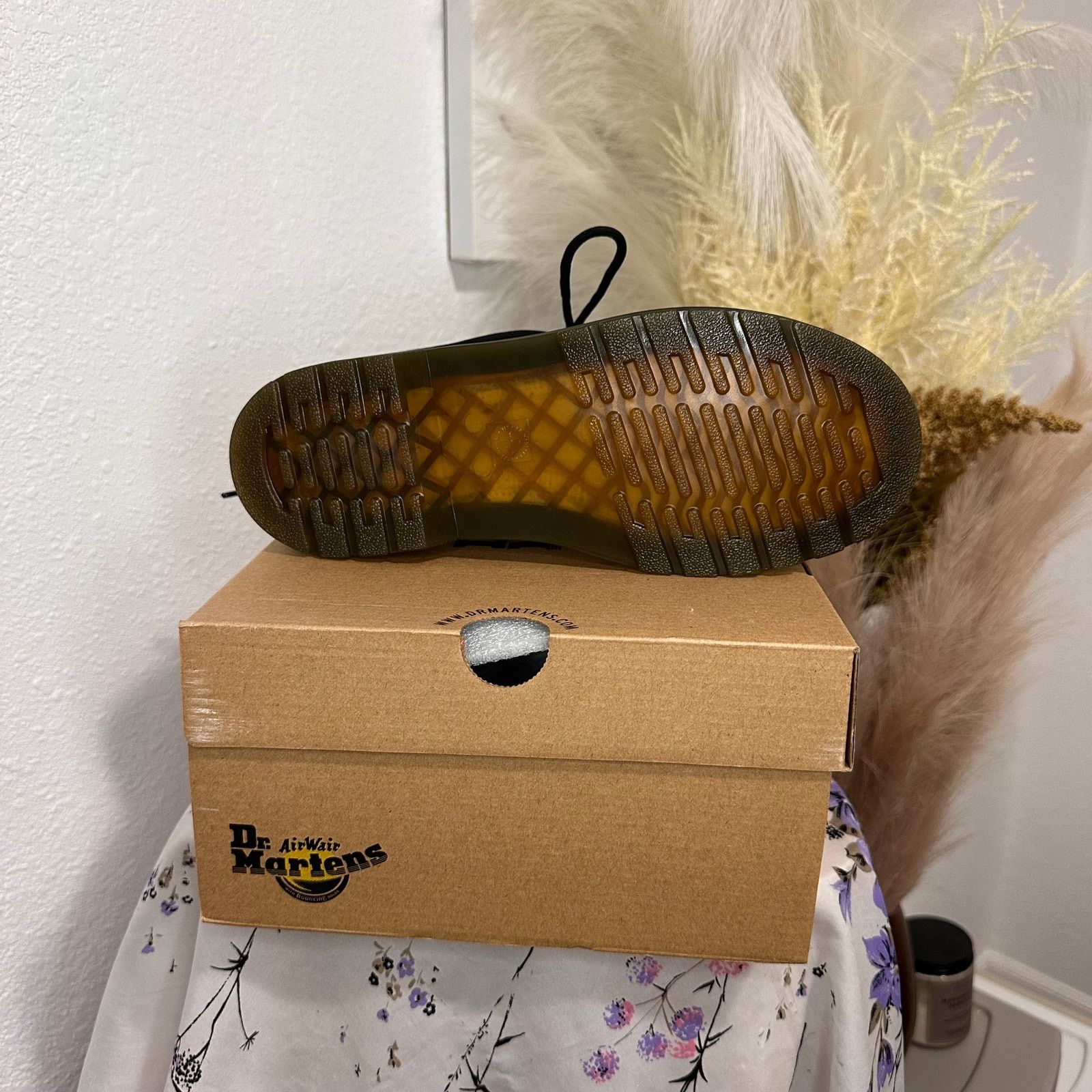 Dr. Martens Dr. Martens Patent Lamper White Combat Boots Size 7 Womens Size US 7 / IT 37 - 8 Thumbnail