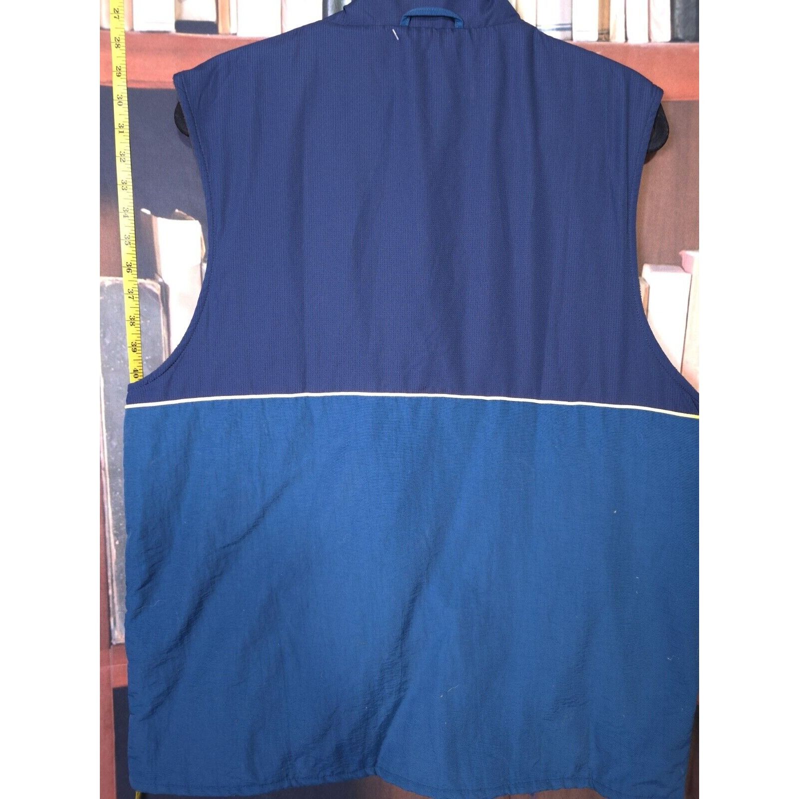 Adidas ADIDAS Womens Sleeveless Tracksuit Top Jacket Large Navy Blu Size L / US 10 / IT 46 - 11 Thumbnail