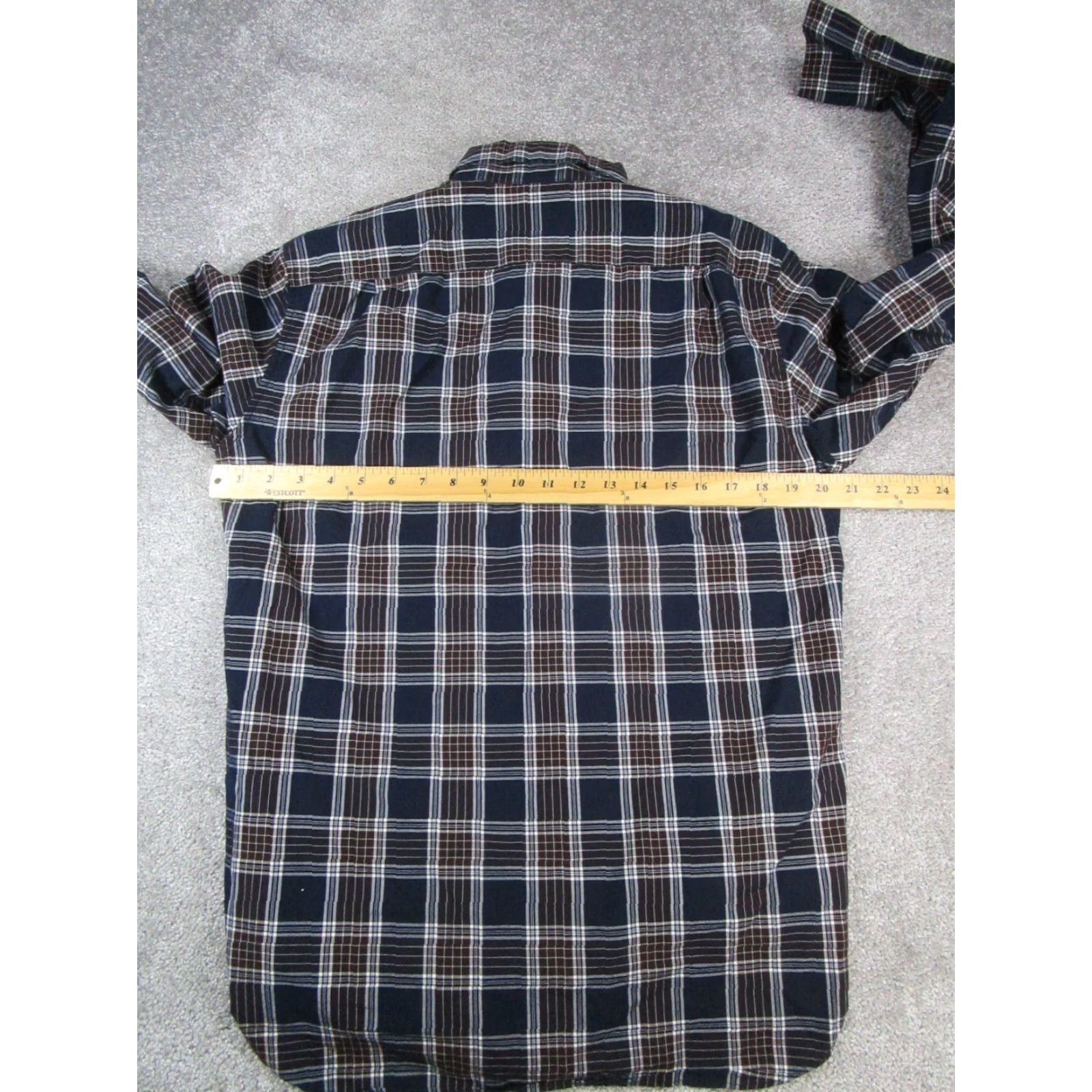 Bonobos Bonobos Shirt Mens Medium Brown Blue Button-Up Cotton Shirt Size US M / EU 48-50 / 2 - 5 Thumbnail