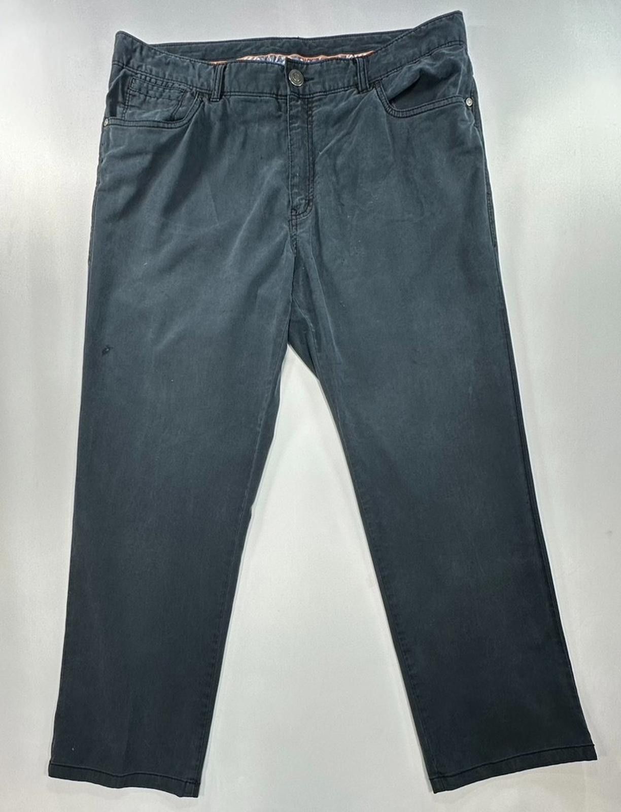 Tommy Bahama Tommy Bahama Flat Front Cotton Blend Chinos Blue Mens 36/34 Size US 36 / EU 52 - 1 Thumbnail