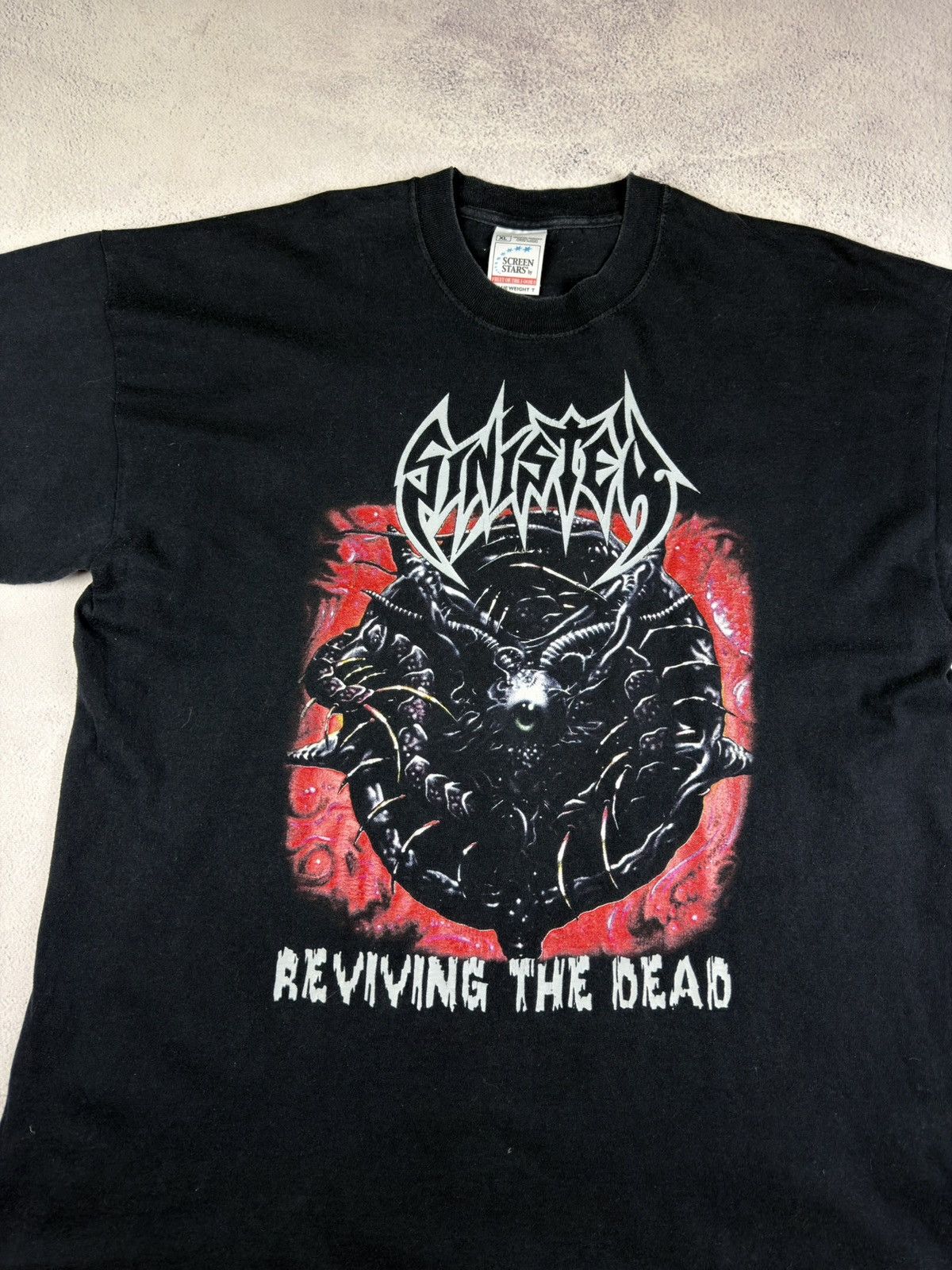 Other Vintage Sinister Reviving The Dead Album T-Shirt Size XL Size US XL / EU 56 / 4 - 3 Thumbnail