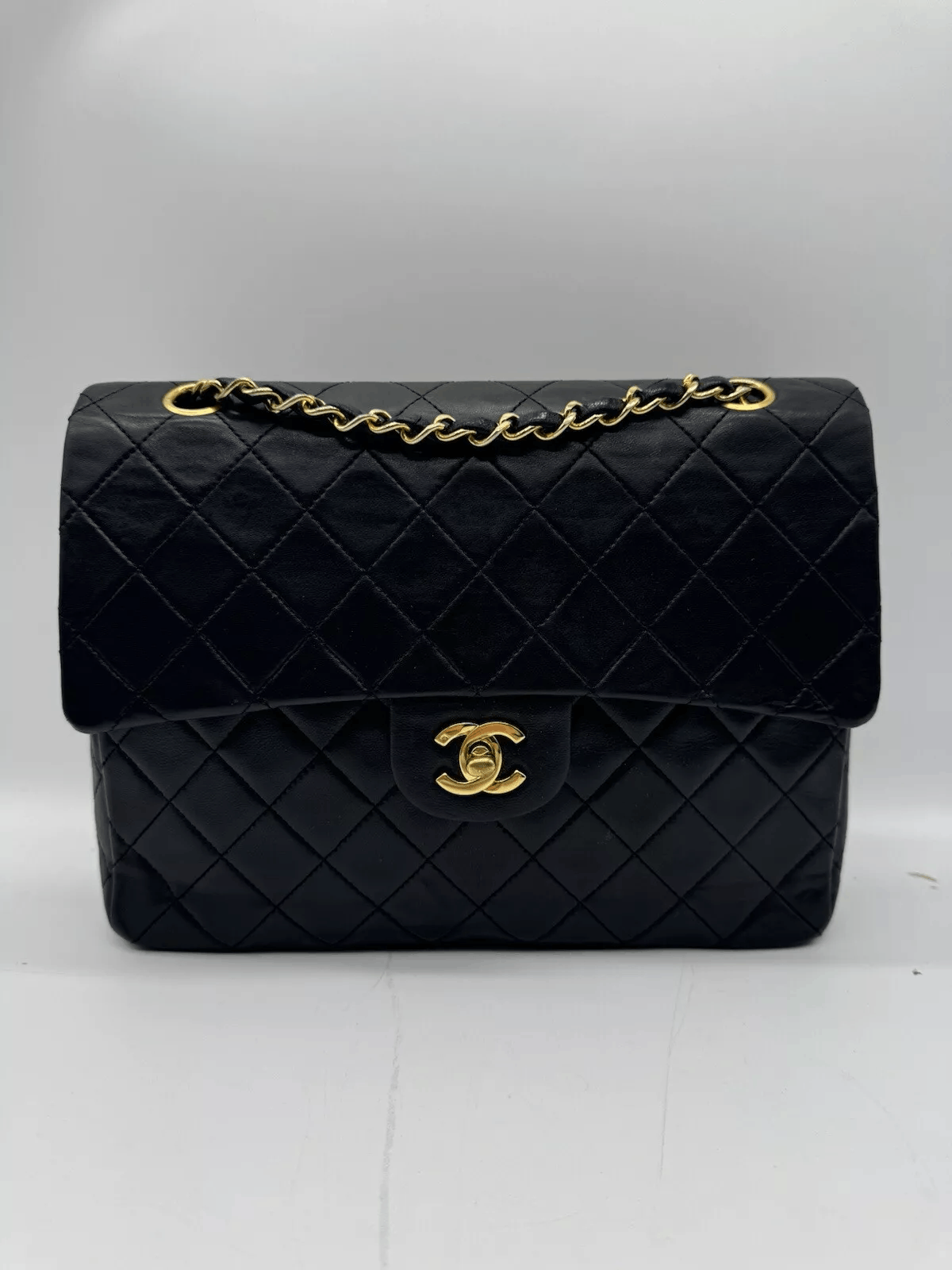 Chanel Chanel Double Flap Square Lamb Medium Size ONE SIZE - 8 Thumbnail