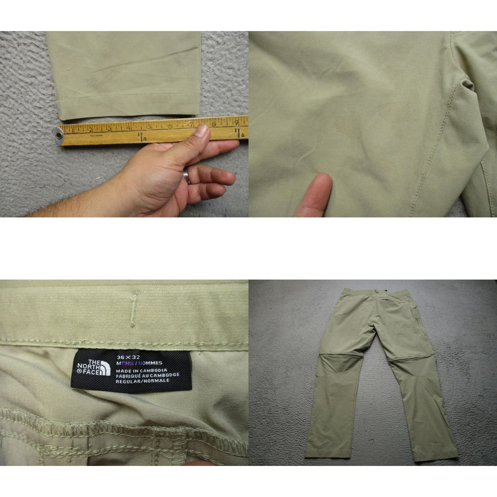 The North Face The North Face Hiking Pants Men Beige Convertible Zip Off Size US 36 / EU 52 - 8 Thumbnail