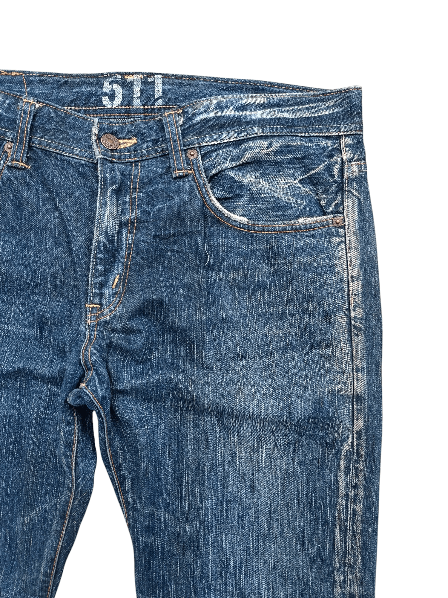 Edwin × Japanese Brand Flare💥Vintage 511 RV Edwin Japan Denim Size US 34 / EU 50 - 20 Thumbnail