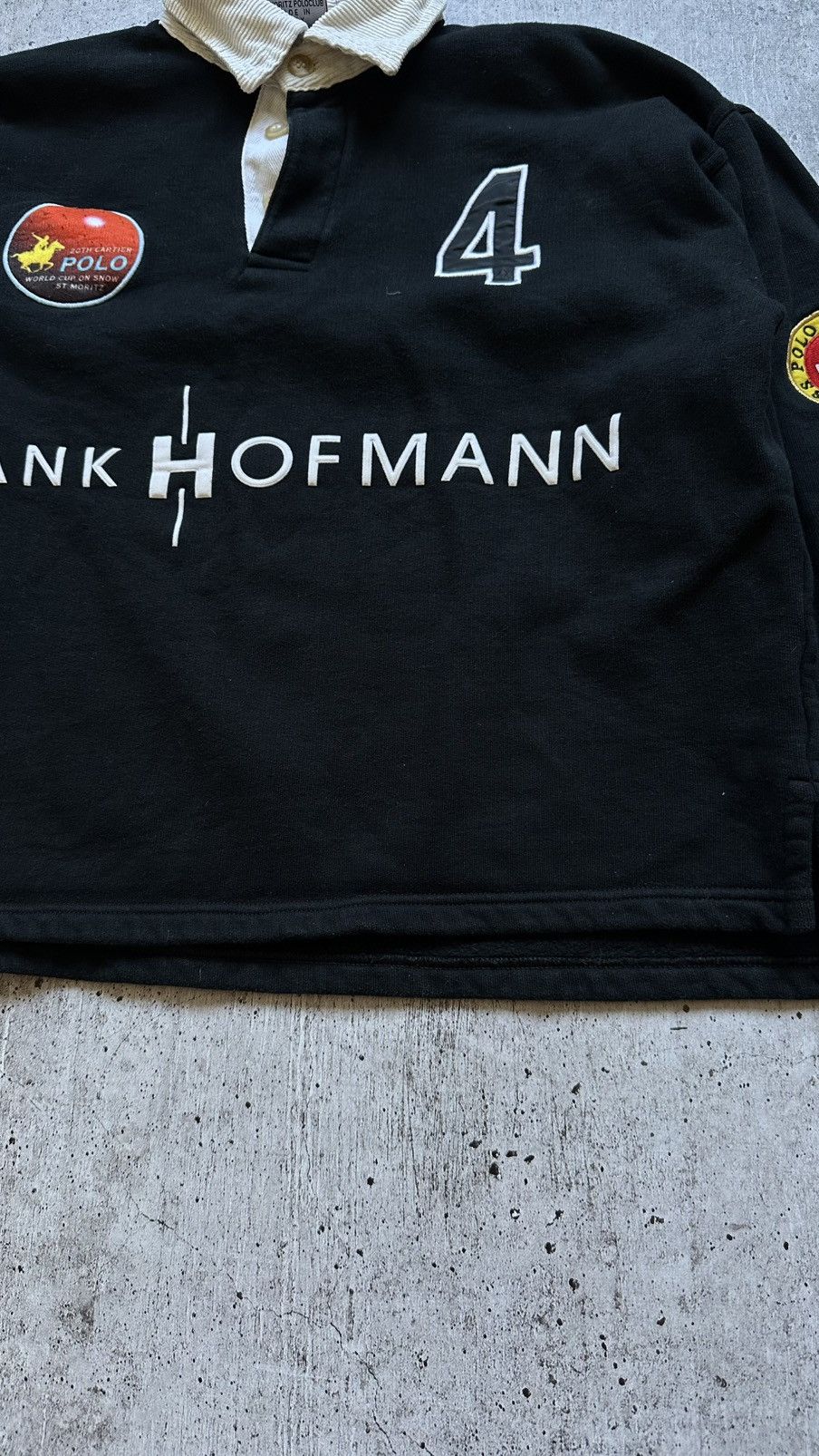 Vintage Vintage St Moritz Bank Hofmann Polo Club Cropped T Shirt Size US XS / EU 42 / 0 - 4 Thumbnail