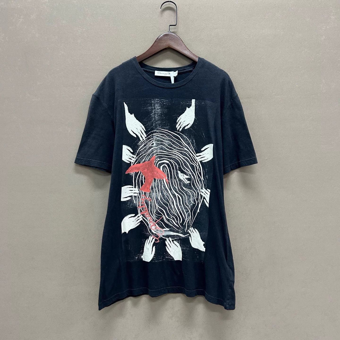 Dior Dior Charcoal Short Sleeve Tee M 99 New ys001898 Size US M / EU 48-50 / 2 - 1 Thumbnail