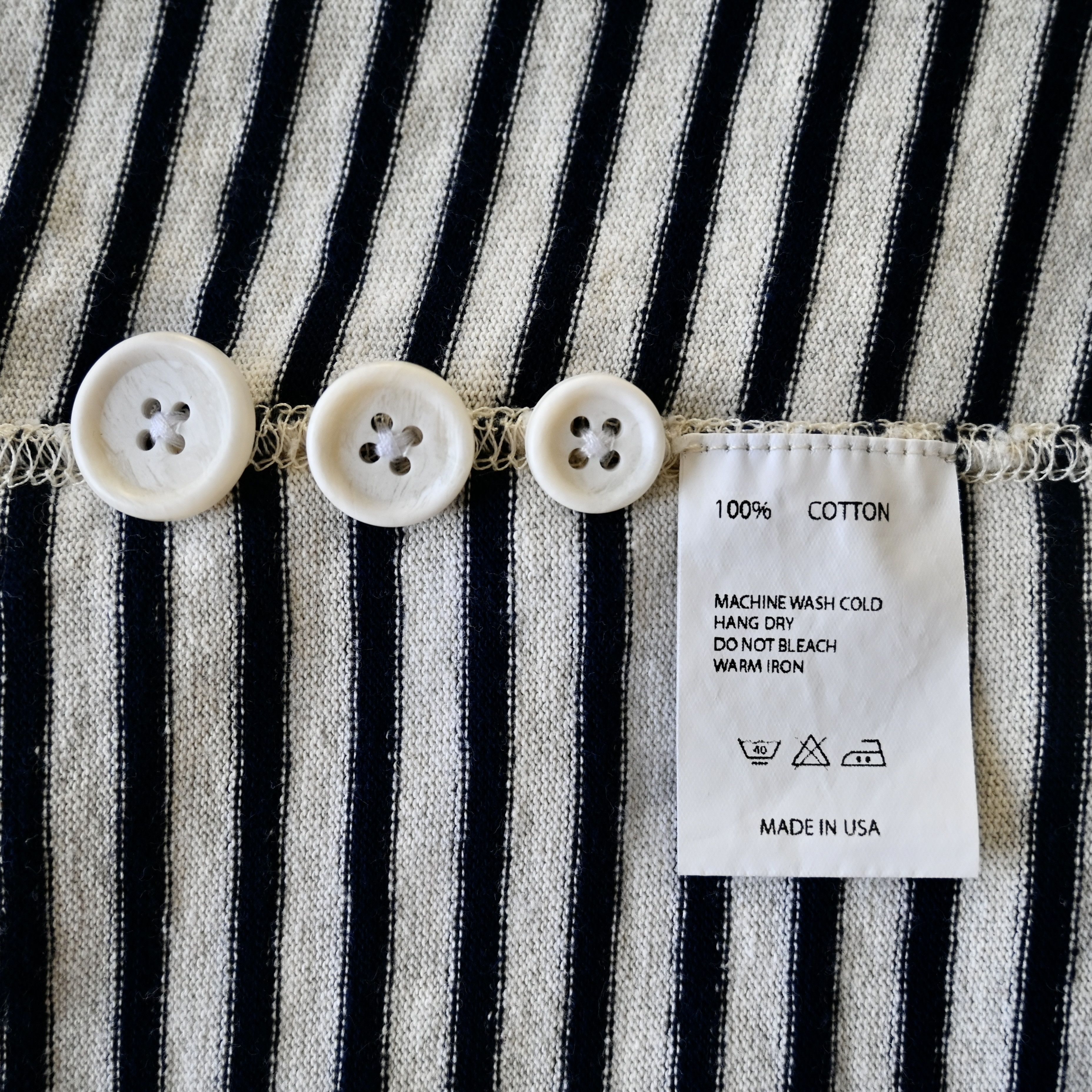 Engineered Garments Engineered Garments "Knit Jacket" striped jersey blazer, XL Size US XL / EU 56 / 4 - 18 Thumbnail