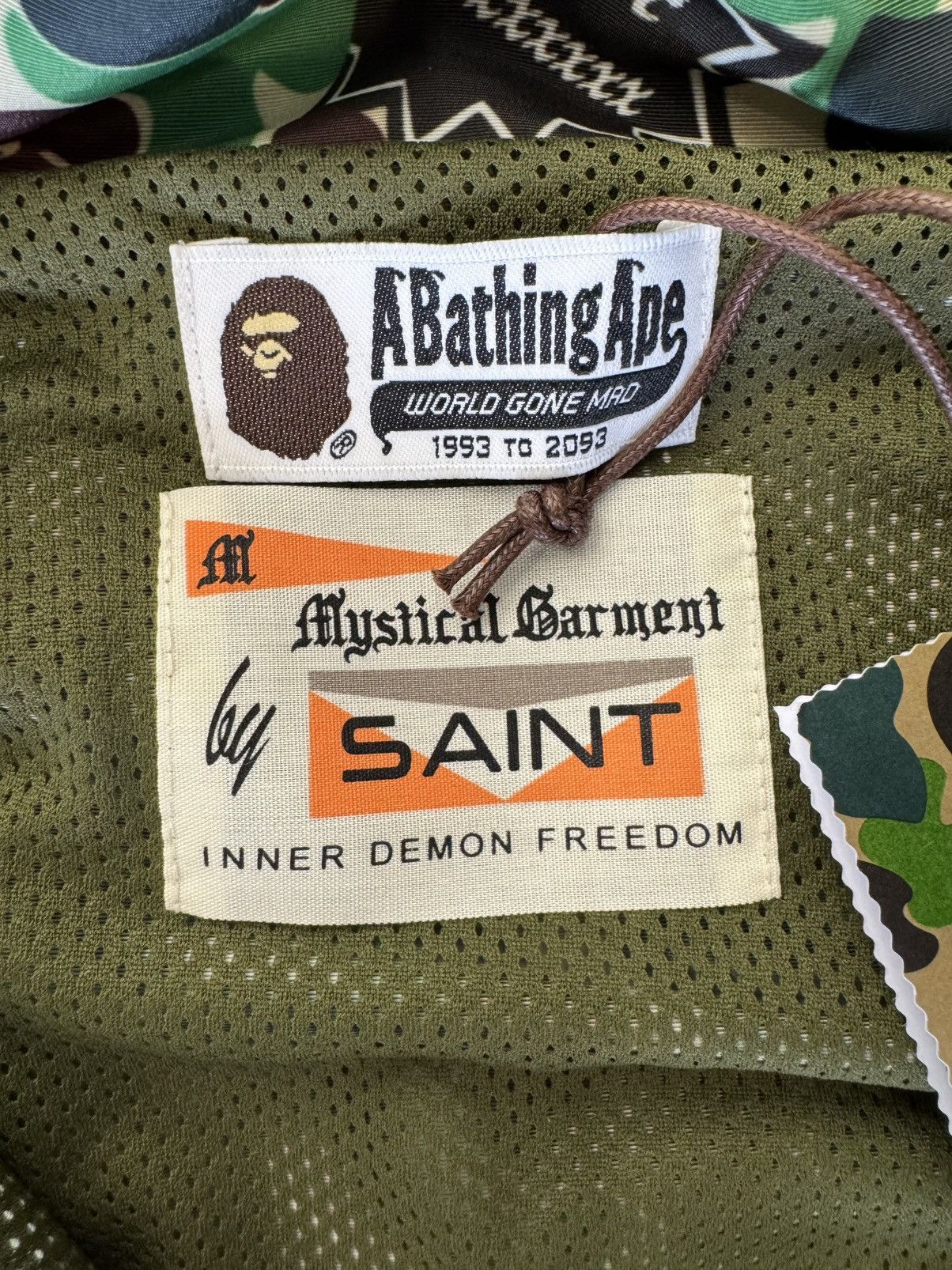 Bape × Saint Michael Saint Michael x Bape Track Jacket Size US S / EU 44-46 / 1 - 3 Thumbnail