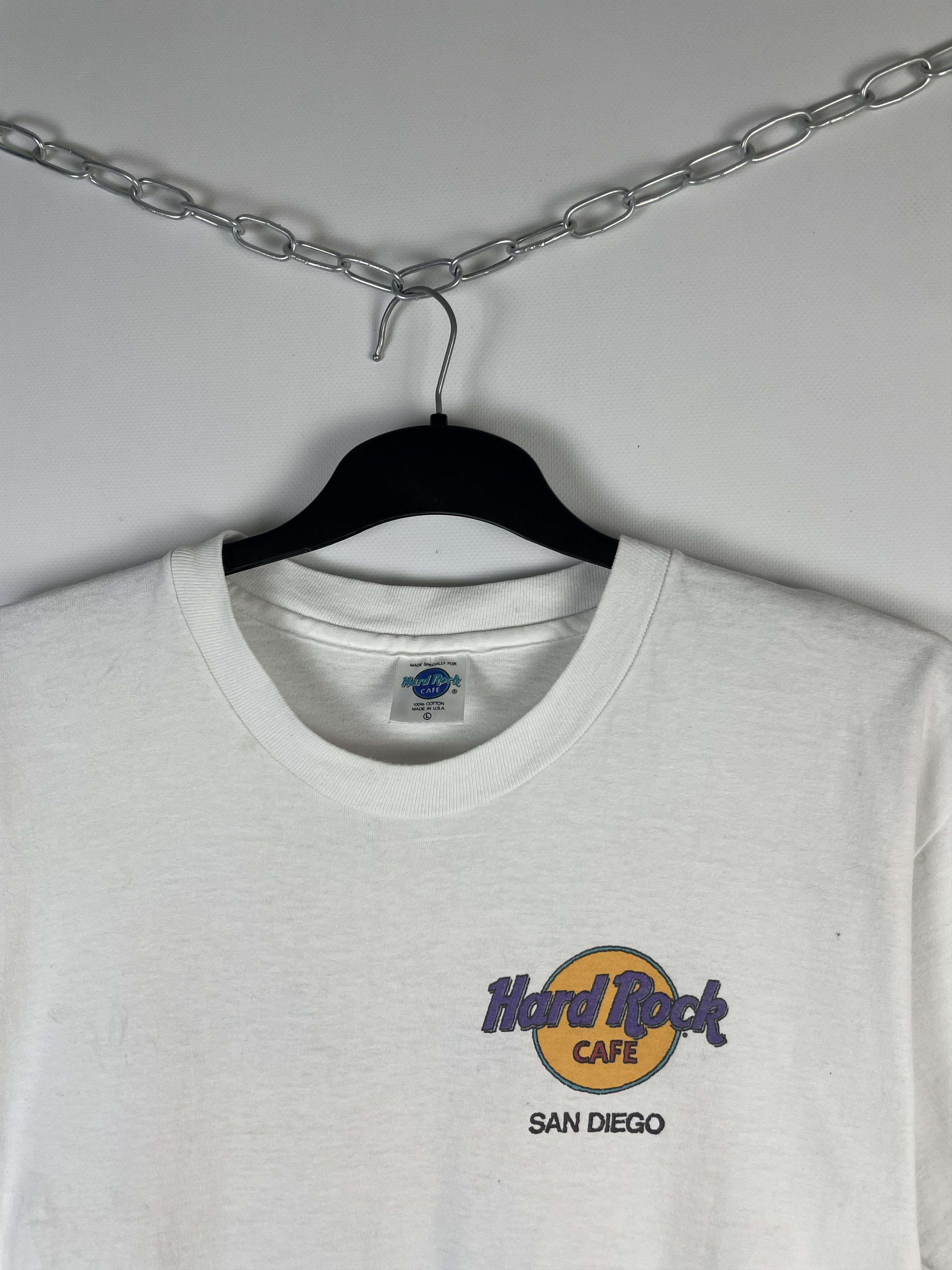 Hard Rock Cafe Vintage Hard Rock Cafe San Diego T-shirt tee Size US L / EU 52-54 / 3 - 6 Thumbnail
