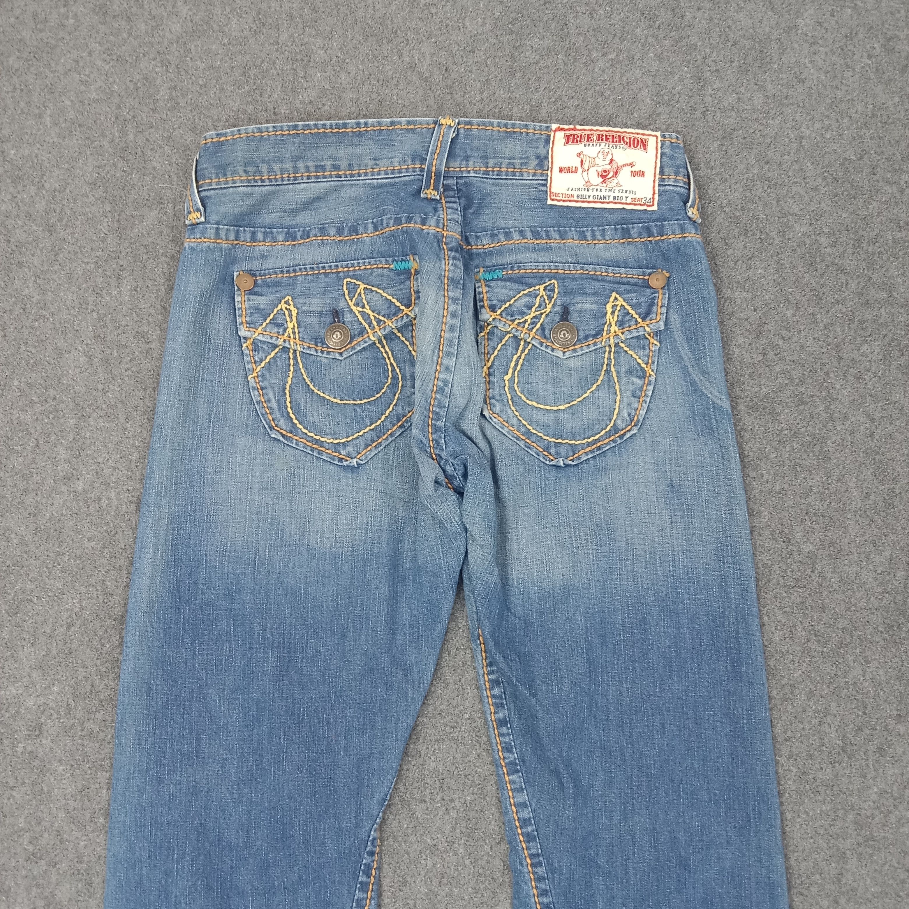 True Religion True Religion American Brand Denim Jeans C258N10 Size US 33 - 2 Thumbnail