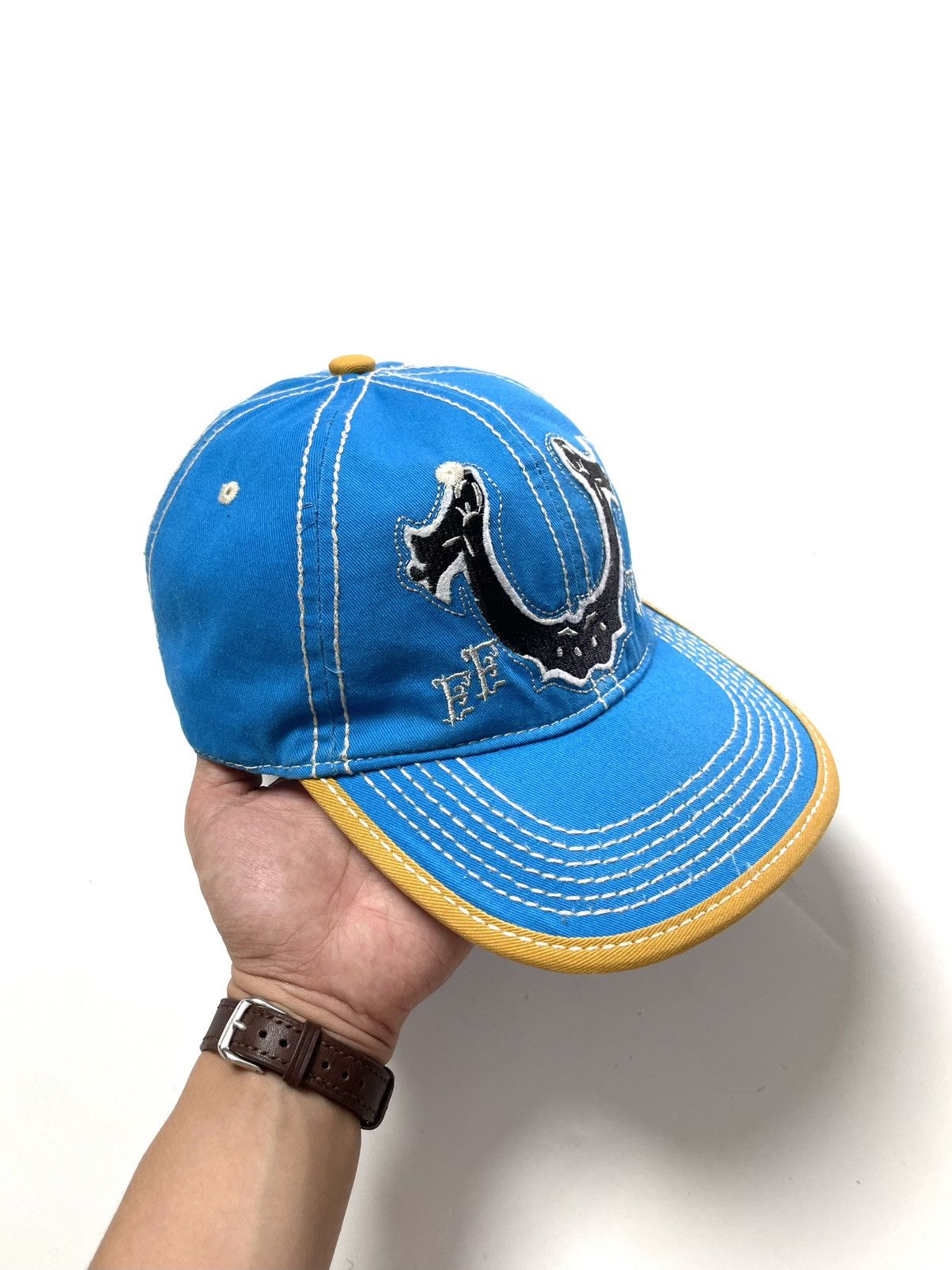 True Religion Vintage True Religion Embroidered Distressed Hat Size ONE SIZE - 5 Thumbnail