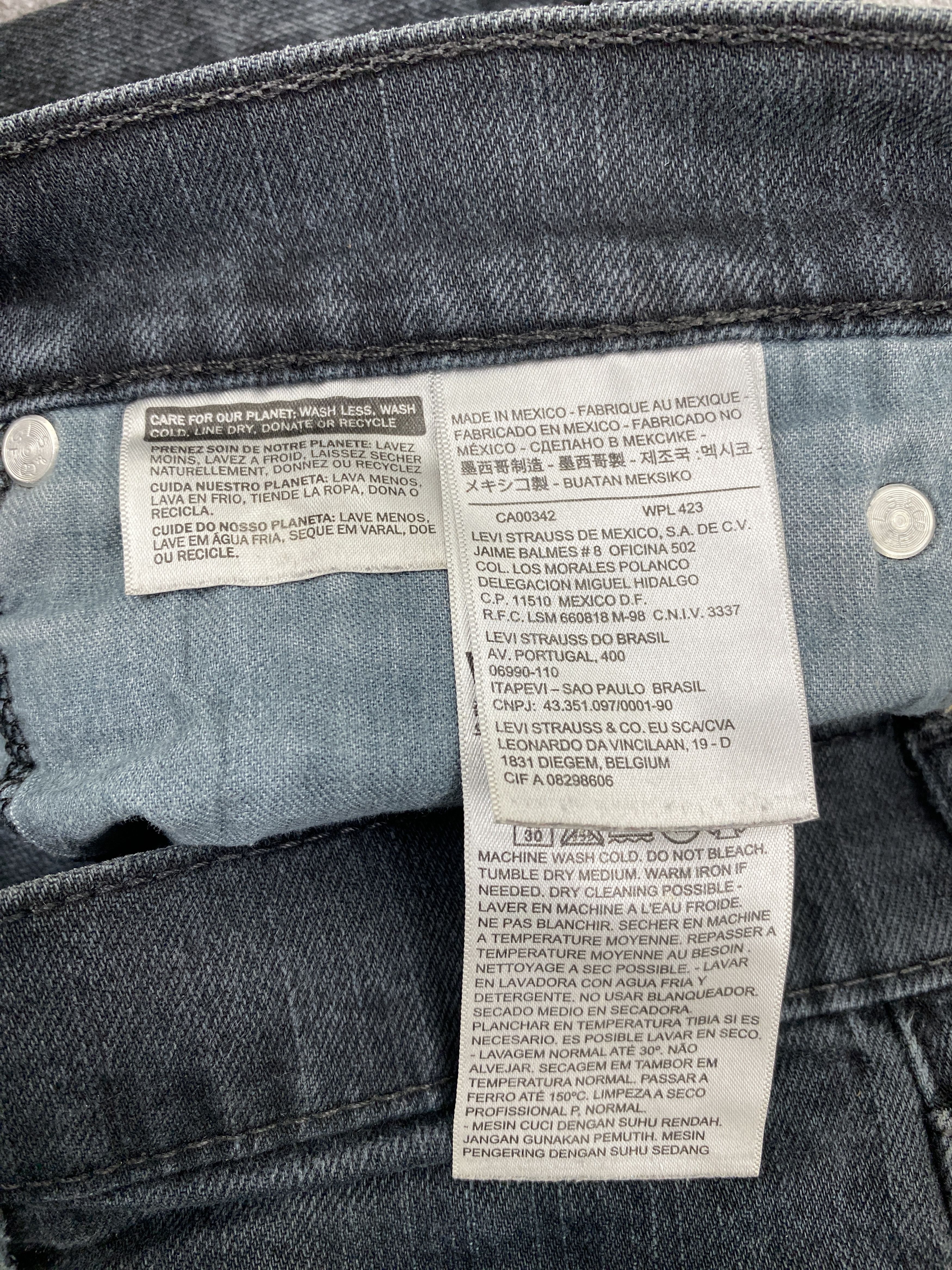 Levi's Vintage Levis 550 Faded Black Jeans 32x32 S0043 Size US 32 / EU 48 - 6 Thumbnail