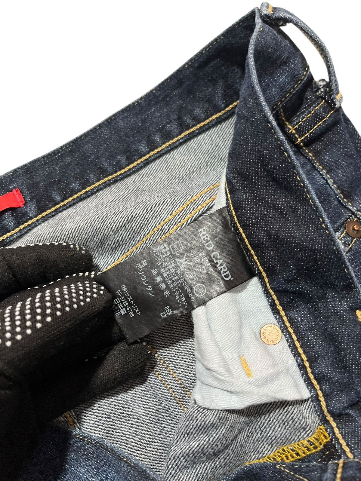 Designer × Japanese Brand RED CARD JAPANESE BRAND JEANS Size US 34 / EU 50 - 7 Thumbnail