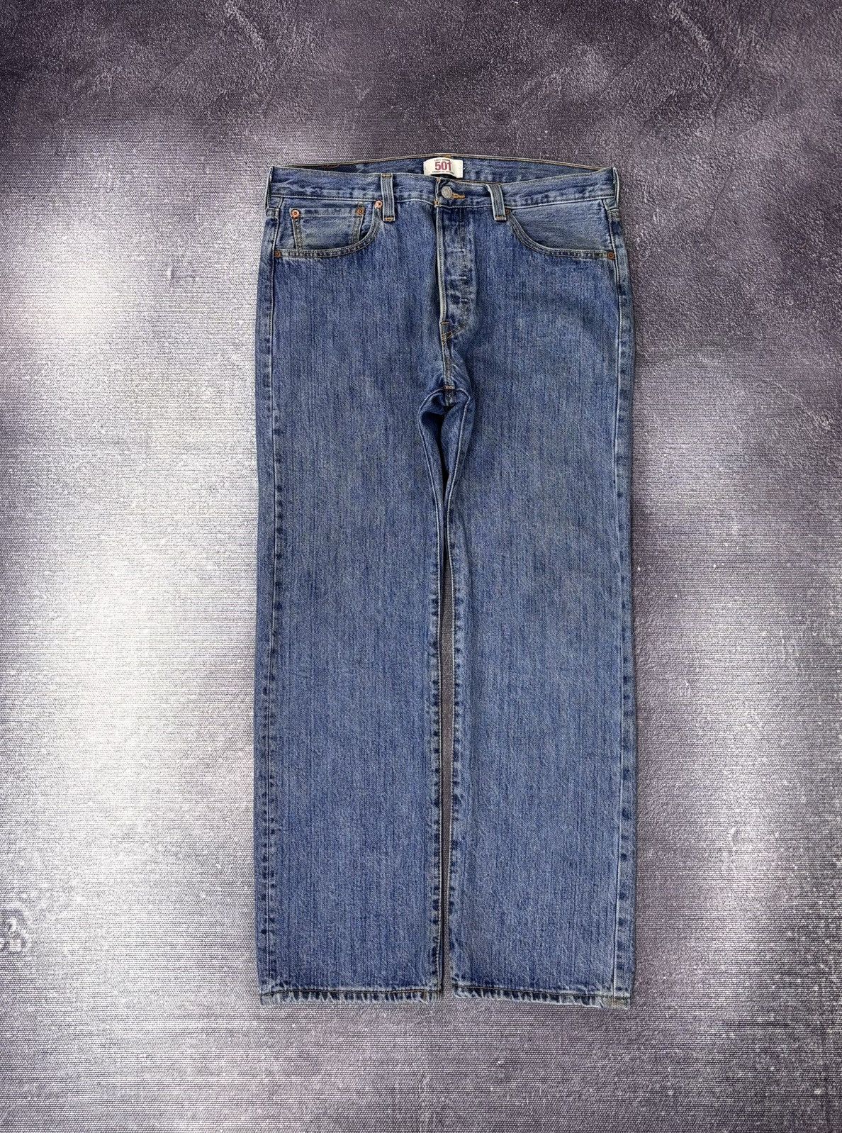 Levi's Vintage Levi’s 501 Men’s Blue USA Hype Denim Jeans Size US 34 / EU 50 - 2 Thumbnail