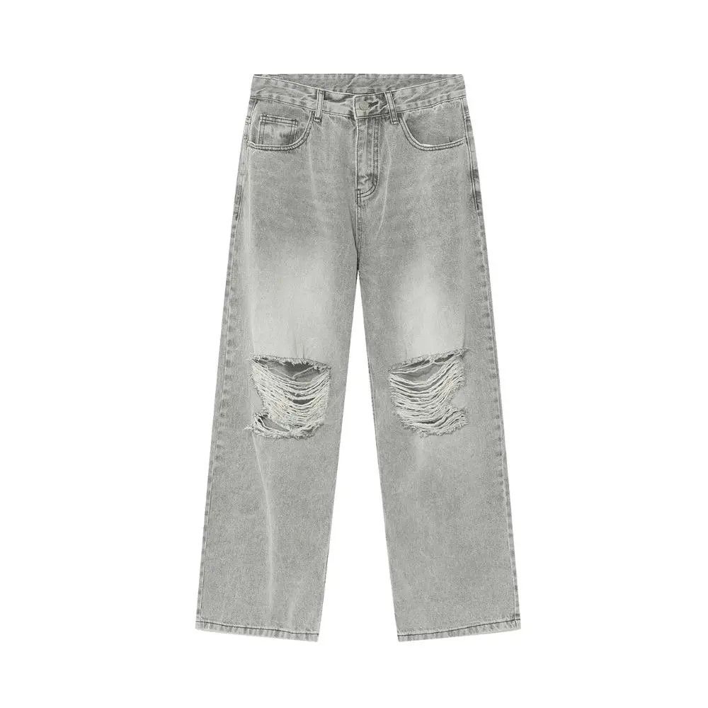 Japanese Brand × Jean Baggy Ripped Denim Jeans Size US 34 / EU 50 - 4 Thumbnail