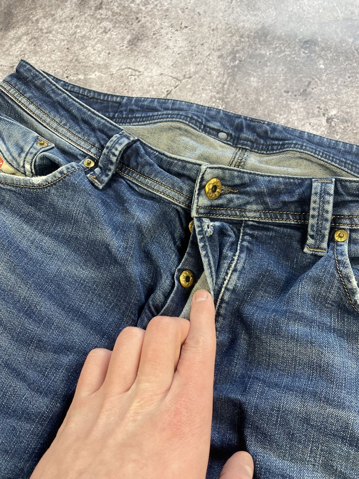Diesel Vintage Diesel Junya Watanabe baggy japanesse denim jeans Size US 38 / EU 54 - 7 Thumbnail