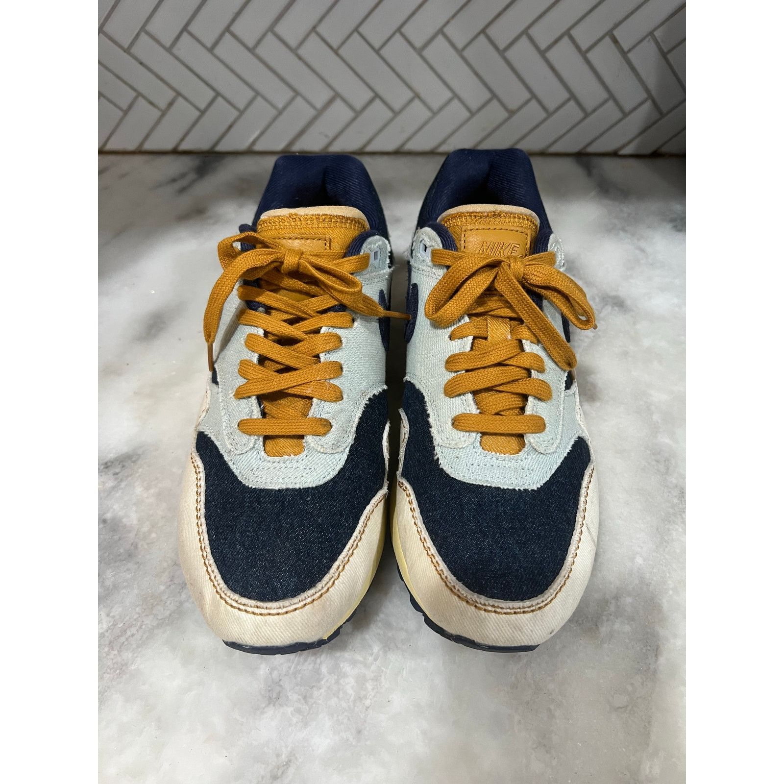Nike Nike Air Max 1 Premium Denim FQ8900-440 Women’s Size 10 Size US 9 / IT 39 - 2 Thumbnail