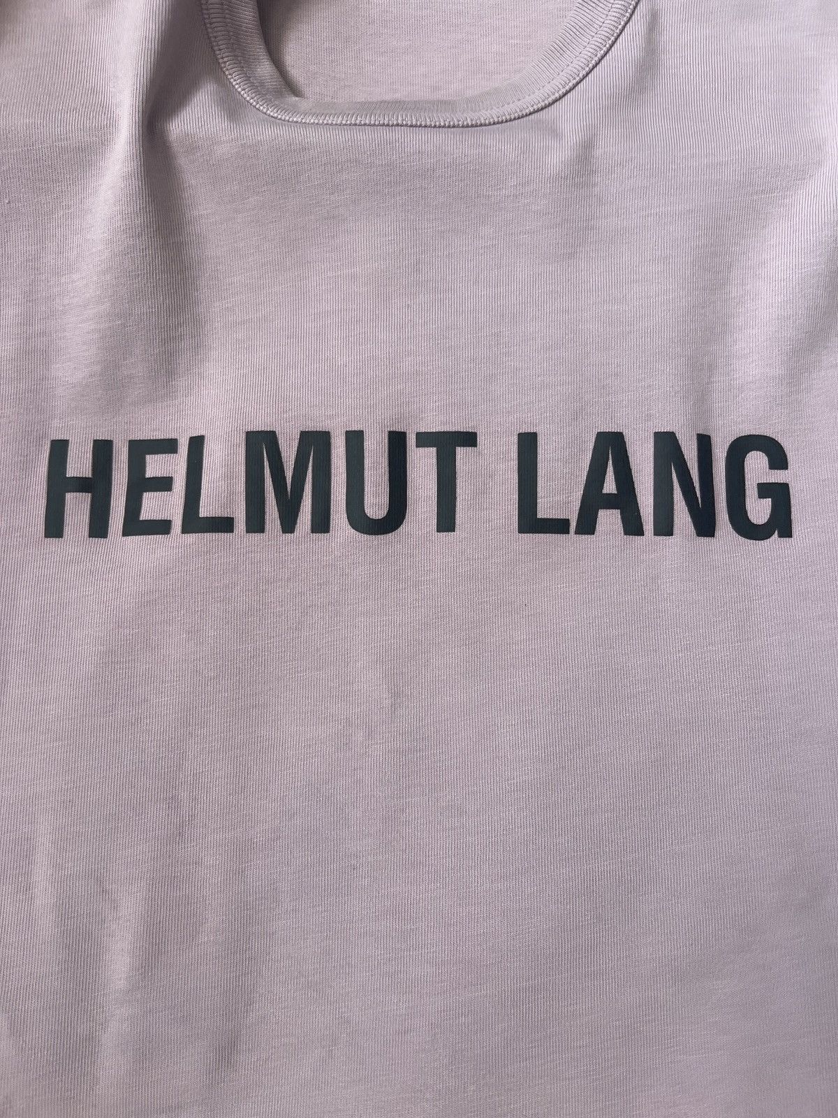 Helmut Lang Helmut Lang Logo Tshirt Size US M / EU 48-50 / 2 - 2 Thumbnail