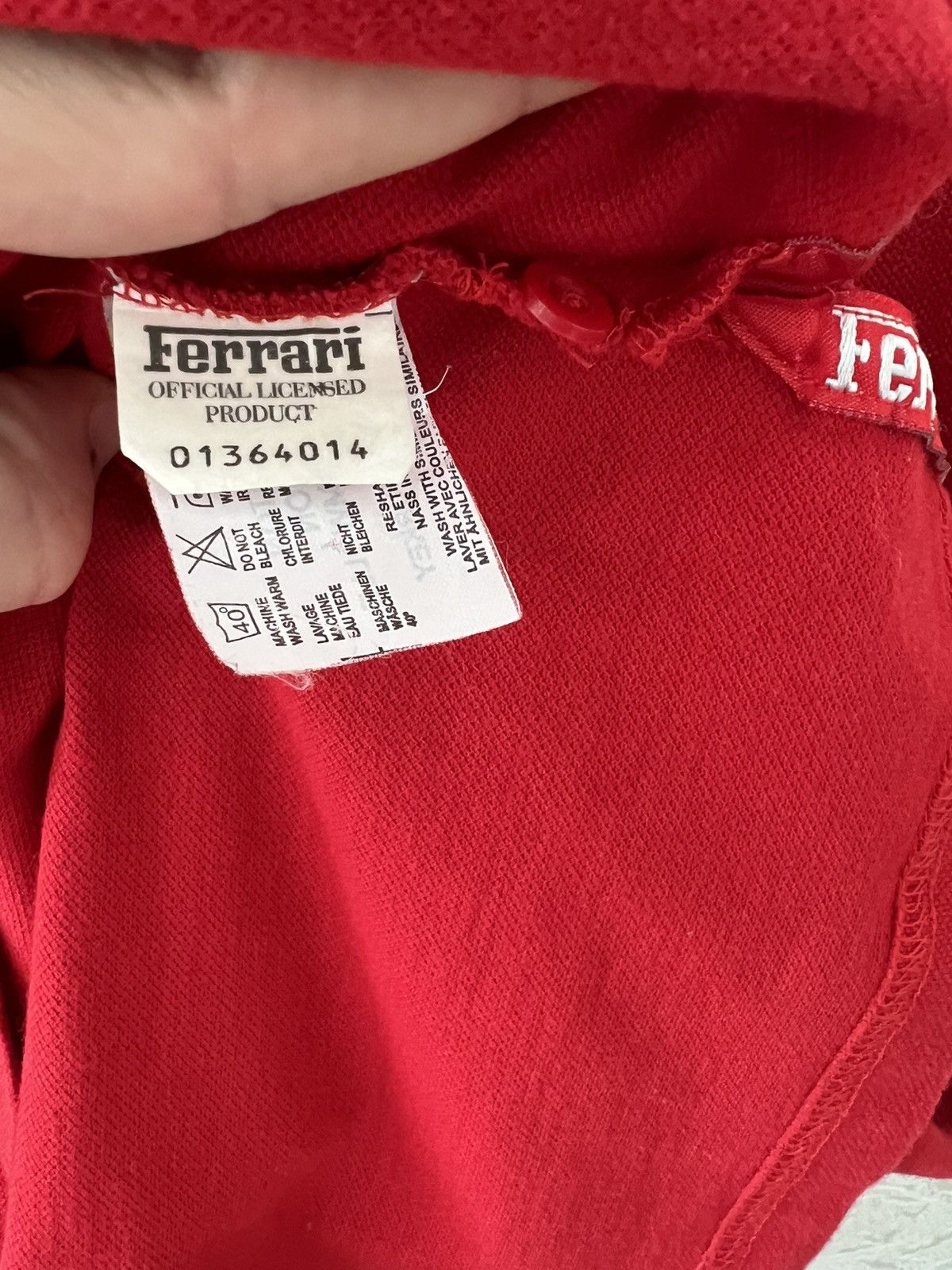 Vintage Vintage 1999 Ferrari Michael Schumacher Racing Polo T-Shirt Size US XXL / EU 58 / 5 - 14 Thumbnail