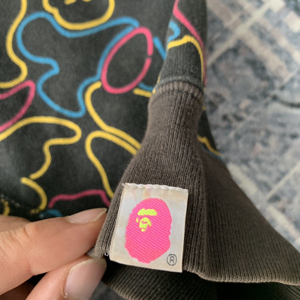 Bape Neon Camo Full Zip Hoodie Size S / US 4 / IT 40 - 4 Thumbnail