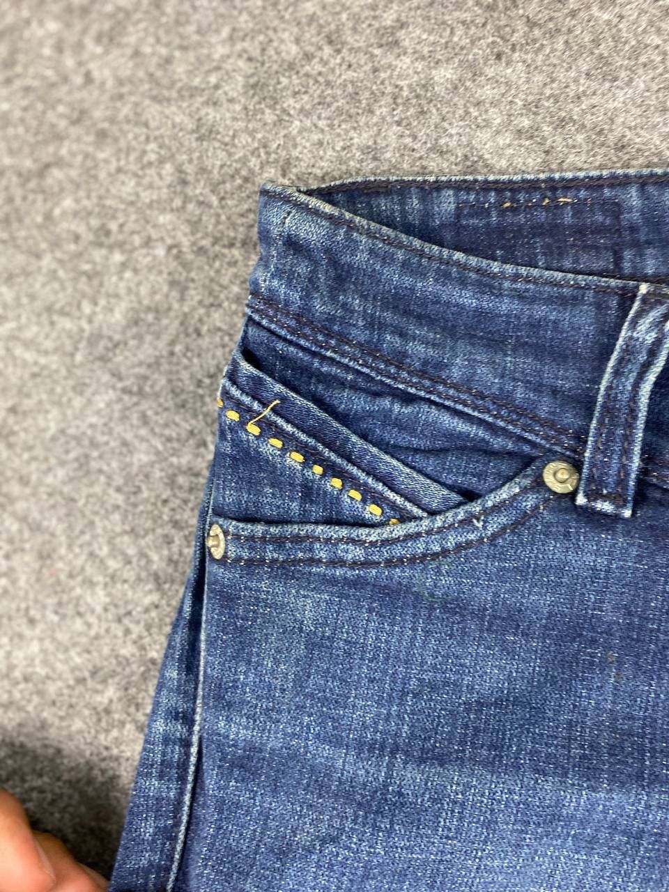 Levi's vintage levis 524 too superlow distressed denim Size 30" / US 8 / IT 44 - 9 Thumbnail