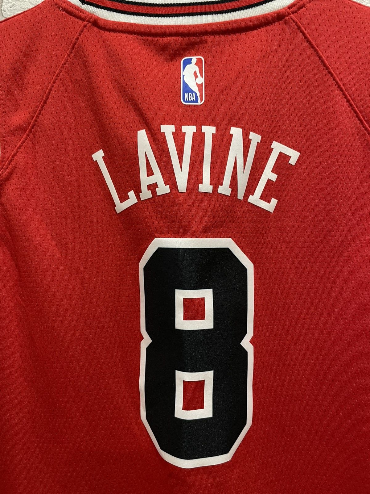 NBA × Vintage Nike Chicago Bulls Zachary Lavine #8 NBA Bascetball jersey Size US XL / EU 56 / 4 - 11 Thumbnail