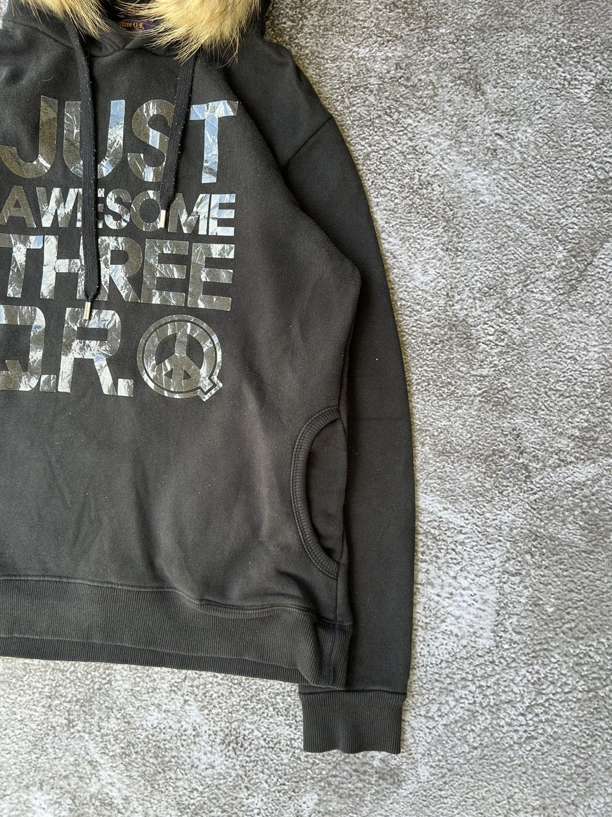 Hysteric Glamour Three qr japanese vkei style fur hoodie Size US M / EU 48-50 / 2 - 7 Thumbnail