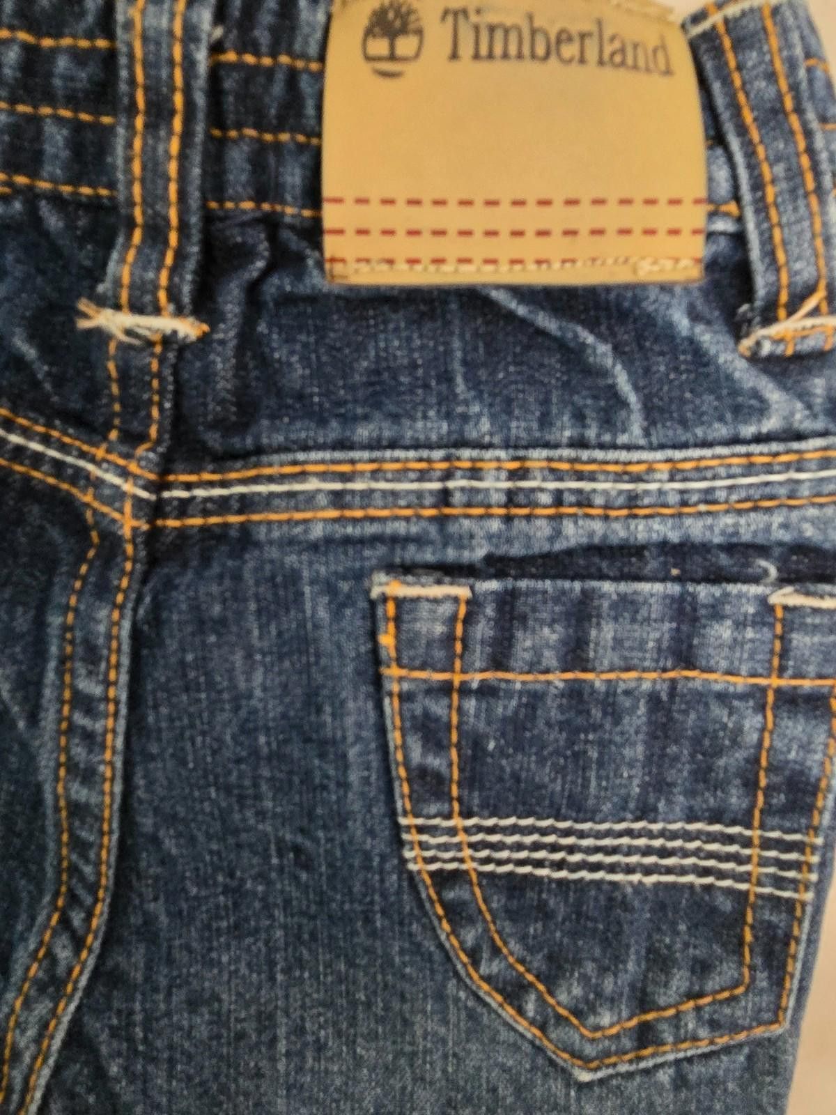 Timberland Timberland Jeans Baby Boy Size 0-3 Months Blue Denim EUC Size US 26 / EU 42 - 2 Thumbnail