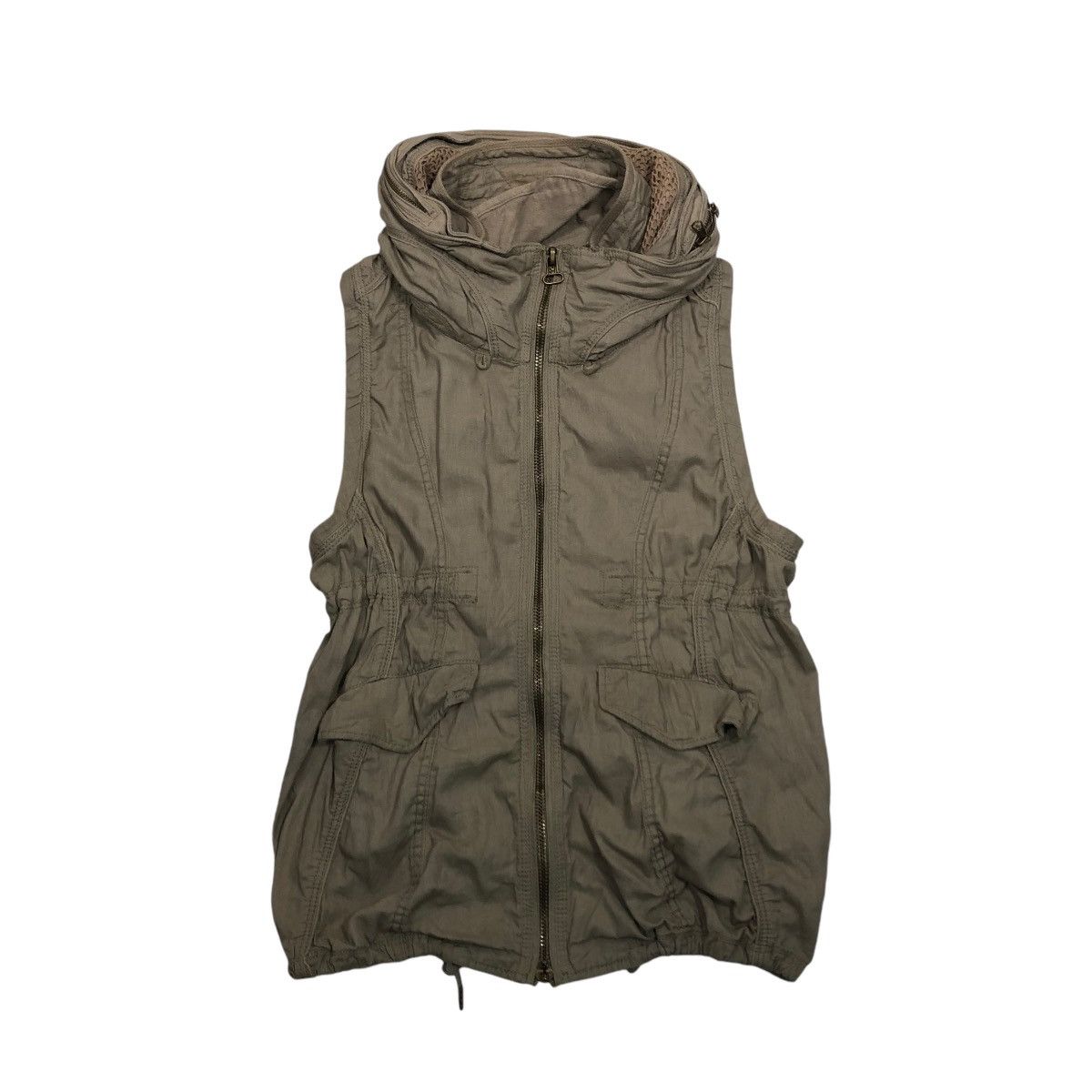 00s goa gimmick bono vest ビックフード ベスト 上下 If Six Was Nine × Japanese Brand Vintage GOA Bono Vest Hoodie