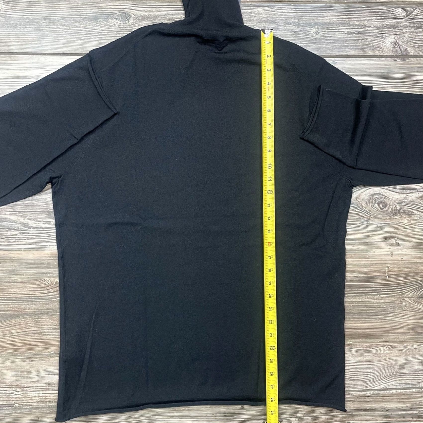 G/Fore Sweater Mens Large Black Turtleneck Merino Wool Blend Pullover, Men's — image 6 of 6