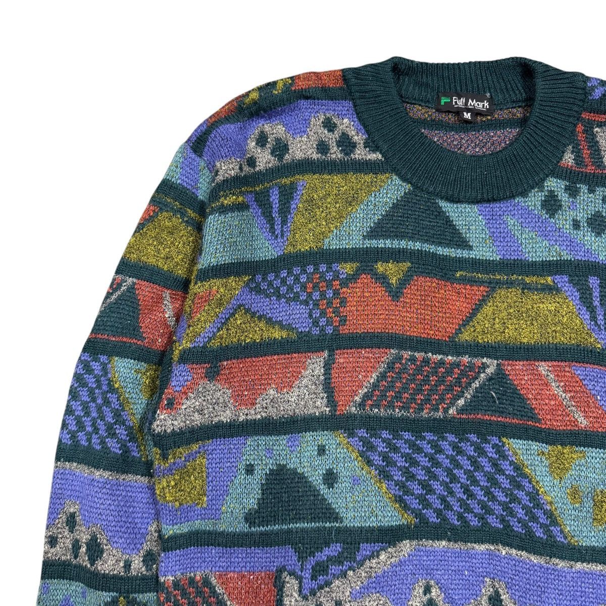 Aran Isles Knitwear Vtg🔥Fullmark 3d Knitwear Pullover Mohair Blend Size US M / EU 48-50 / 2 - 5 Thumbnail