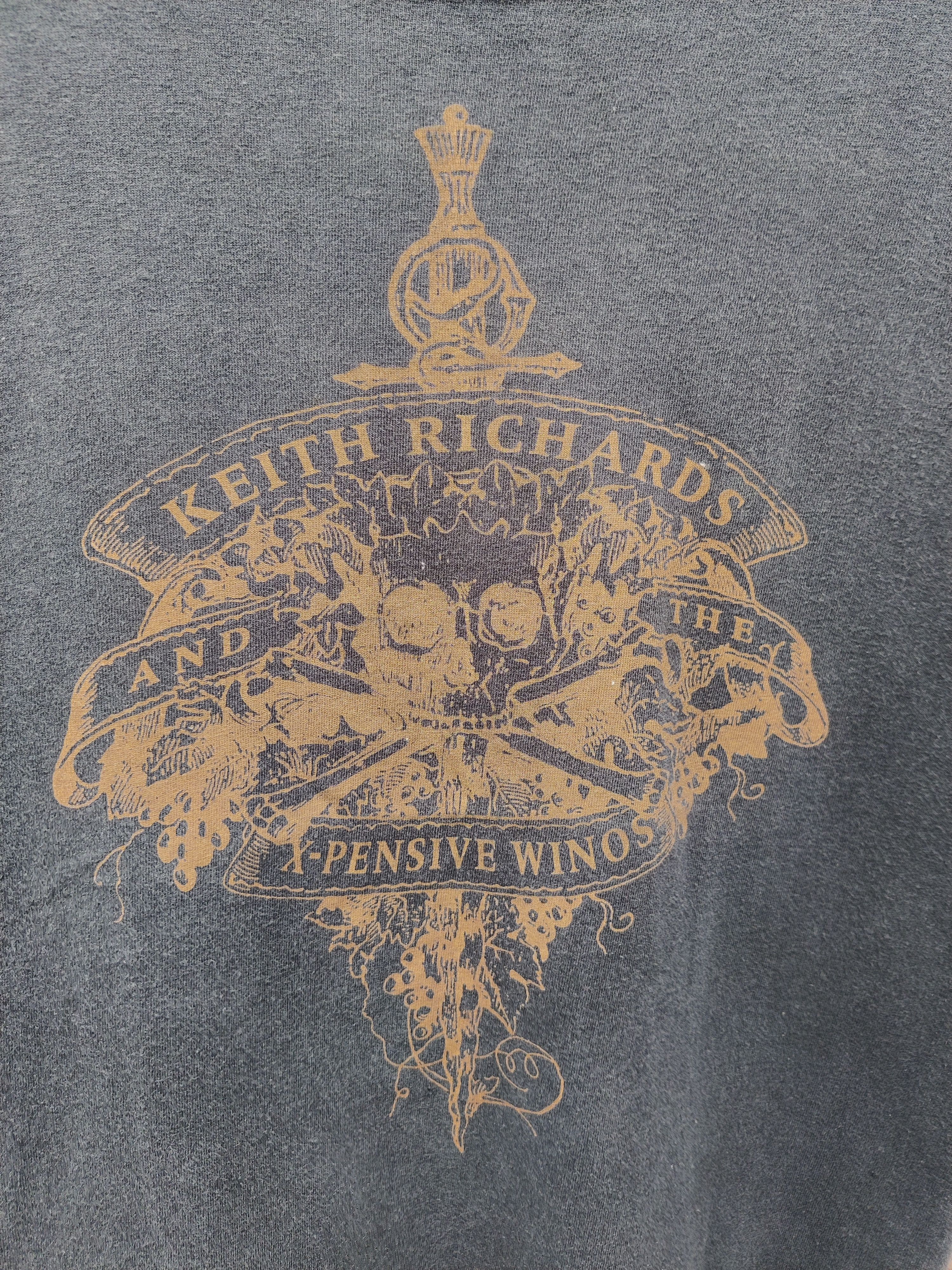 Band Tees Vintage Sun Faded Keith Richards X Winos Rock Band Shirt Size US M / EU 48-50 / 2 - 6 Thumbnail