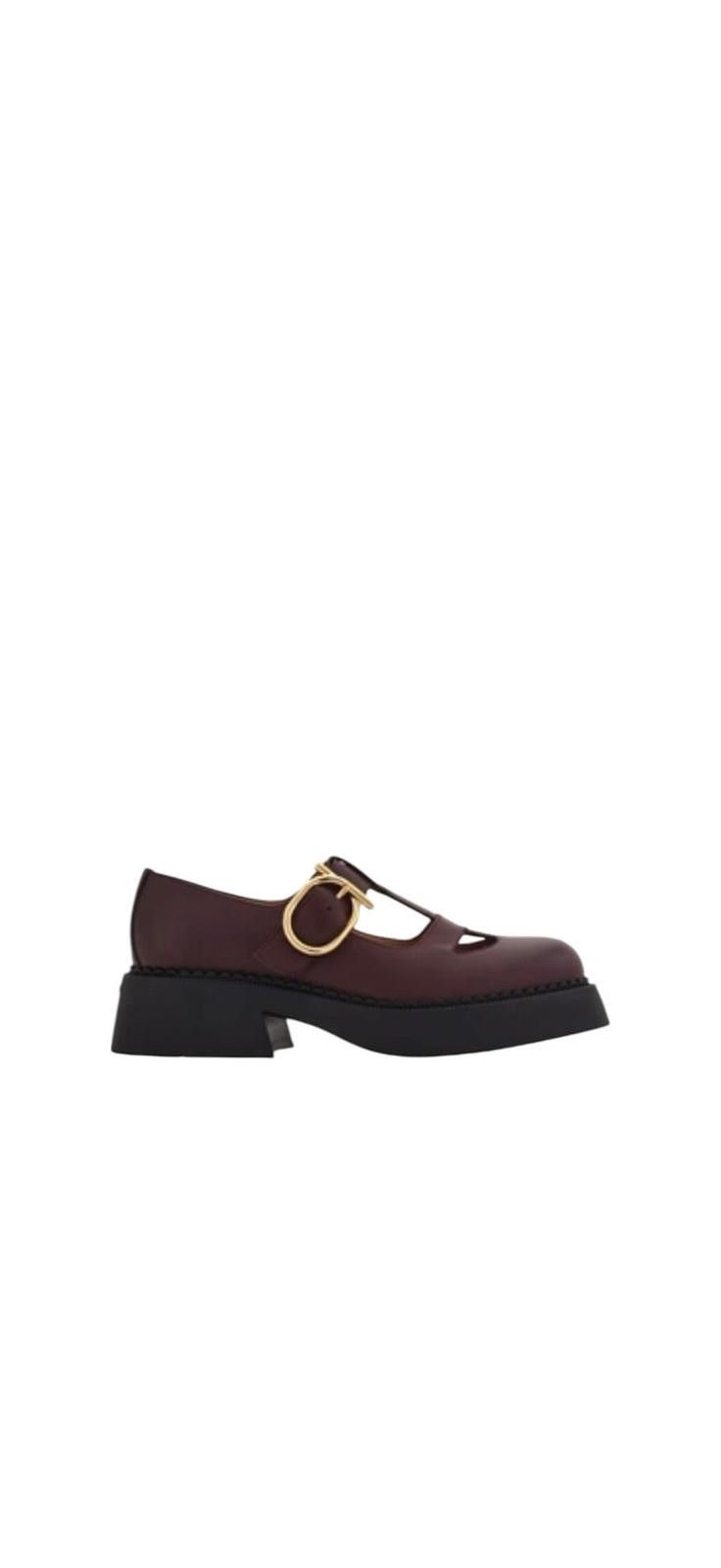 Salvatore Ferragamo Ferragamo Mary Jane Loafer Size US 7.5 / IT 37.5 - 1 Thumbnail