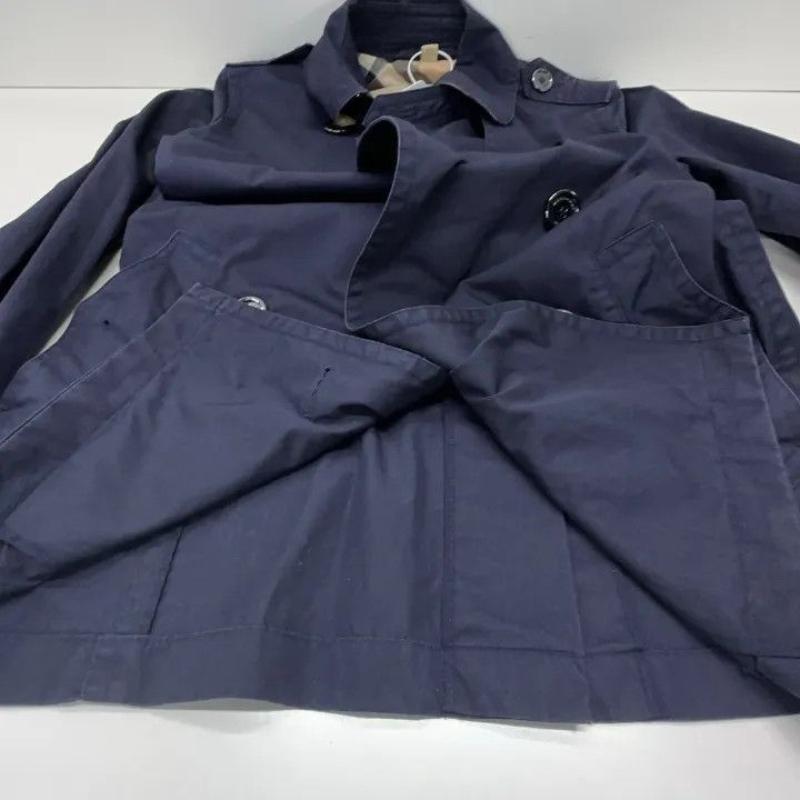 Burberry Burberry Burberry Casual Solid Double-Breasted Trench Coat Size US S / EU 44-46 / 1 - 7 Thumbnail