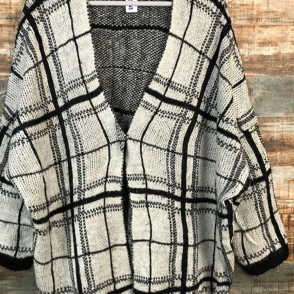 GU × Homespun Knitwear Gu japan White Cardigan Knitwear #A2467 Size US XL / EU 56 / 4 - 5 Thumbnail