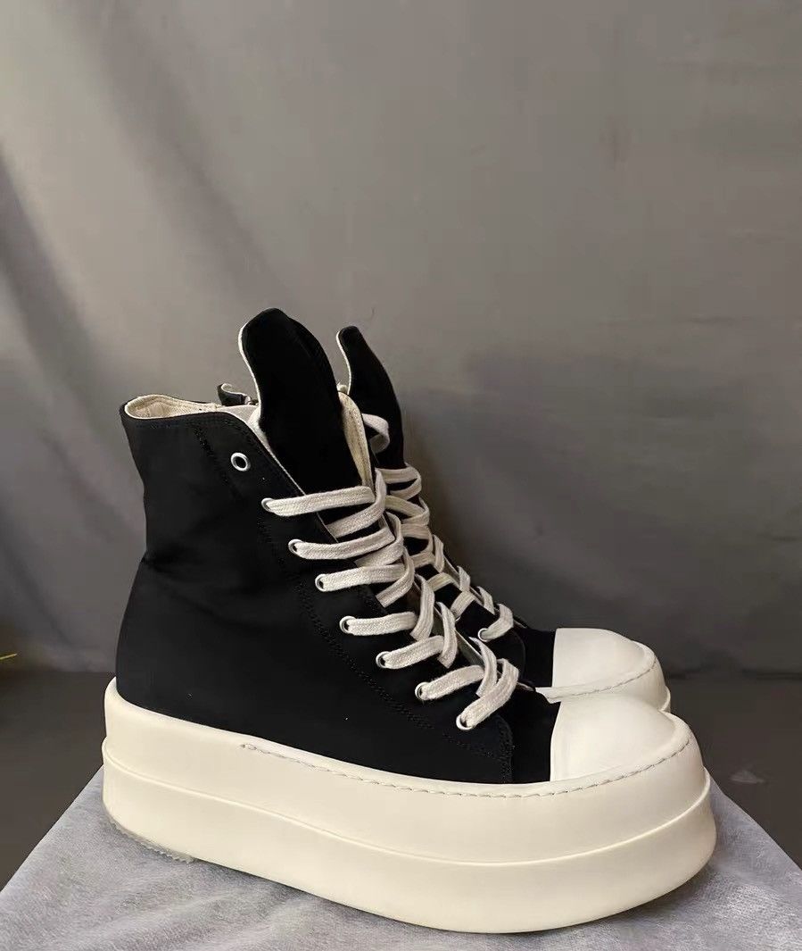 Rick Owens Rick Owens Drkshdw high-top thick-sole big Converse Size US 9.5 / EU 42-43 - 3 Thumbnail