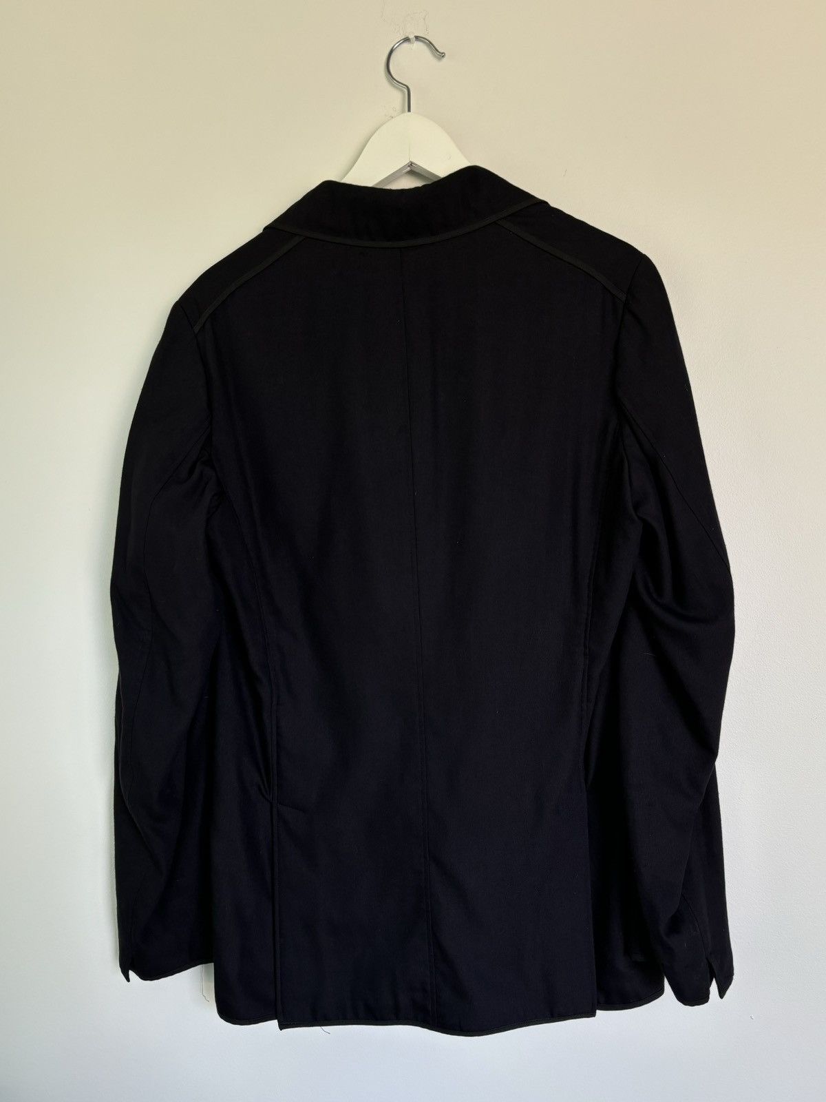 Designer × Dries Van Noten Dries Van Noten Blazer Shop Coat Chore Jacket Cashmere Silk Size 48S - 5 Thumbnail