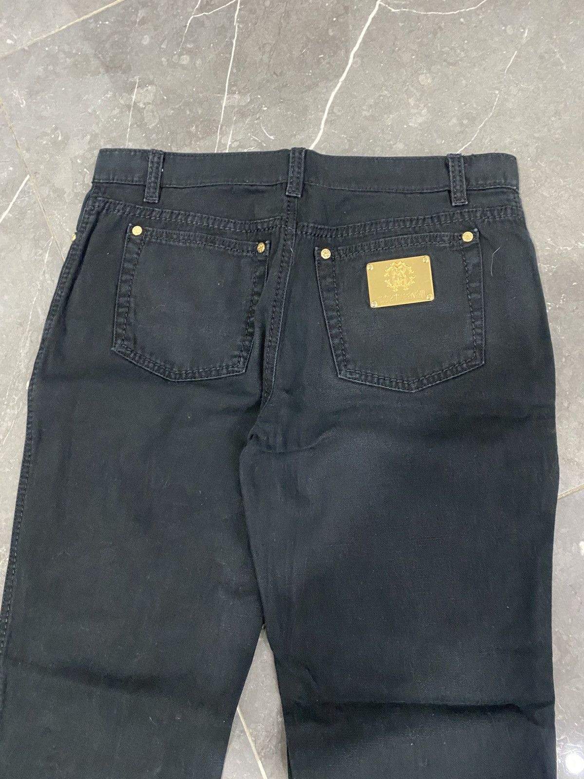 Roberto Cavalli Black Denim Roberto Cavalli Size 29" - 2 Thumbnail