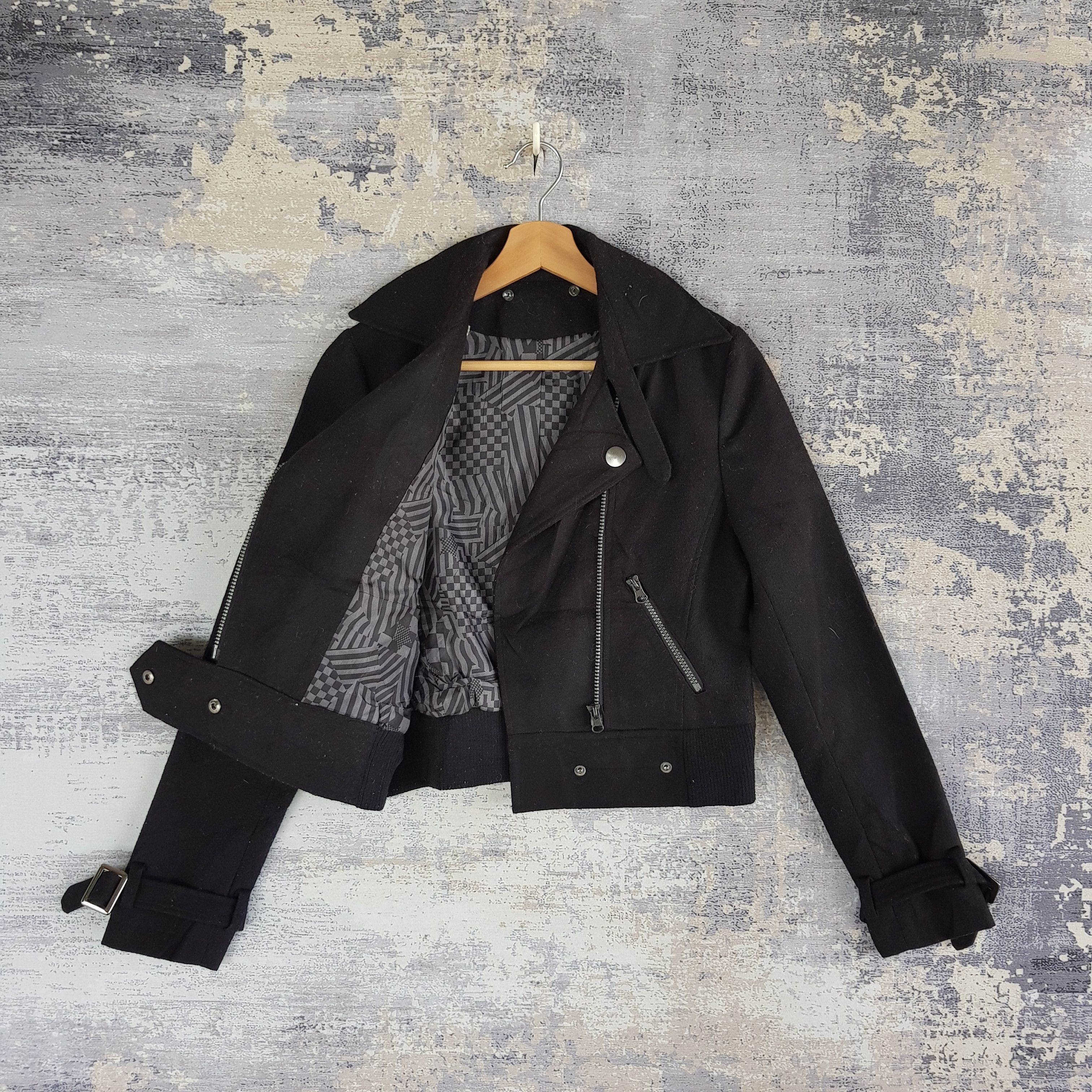 If Six Was Nine × Japanese Brand × Vintage Japanese Kenzie Punk Jacket Wool Punk Mod Jacket Size S / US 4 / IT 40 - 5 Thumbnail