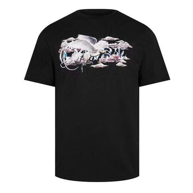 image of Amiri O1G2R1Mq0324 T-Shirt In Black, Men's (Size Small)